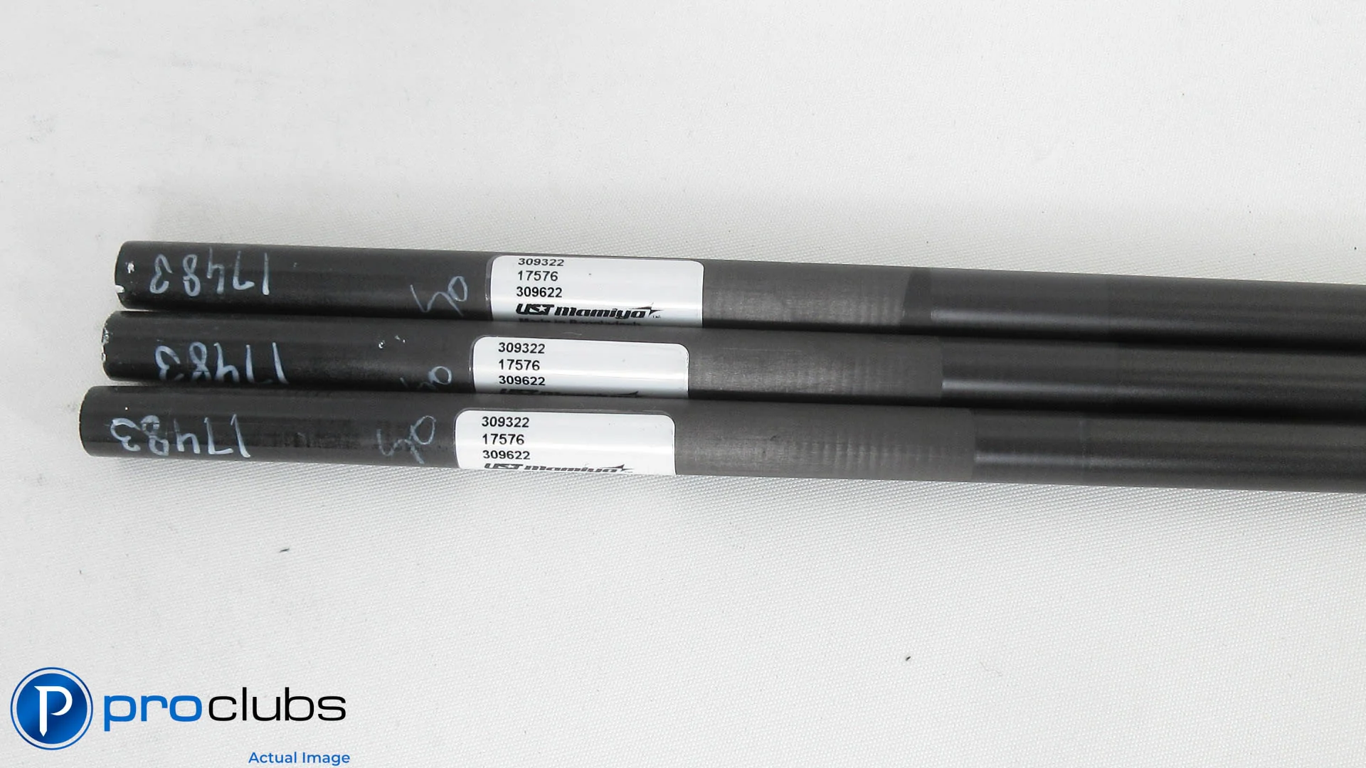 (3) NEW UST MAMIYA RECOIL ES SMAC WRAP 760 F3 REGULAR FLEX WEDGE SHAFTS .355 - Image 2