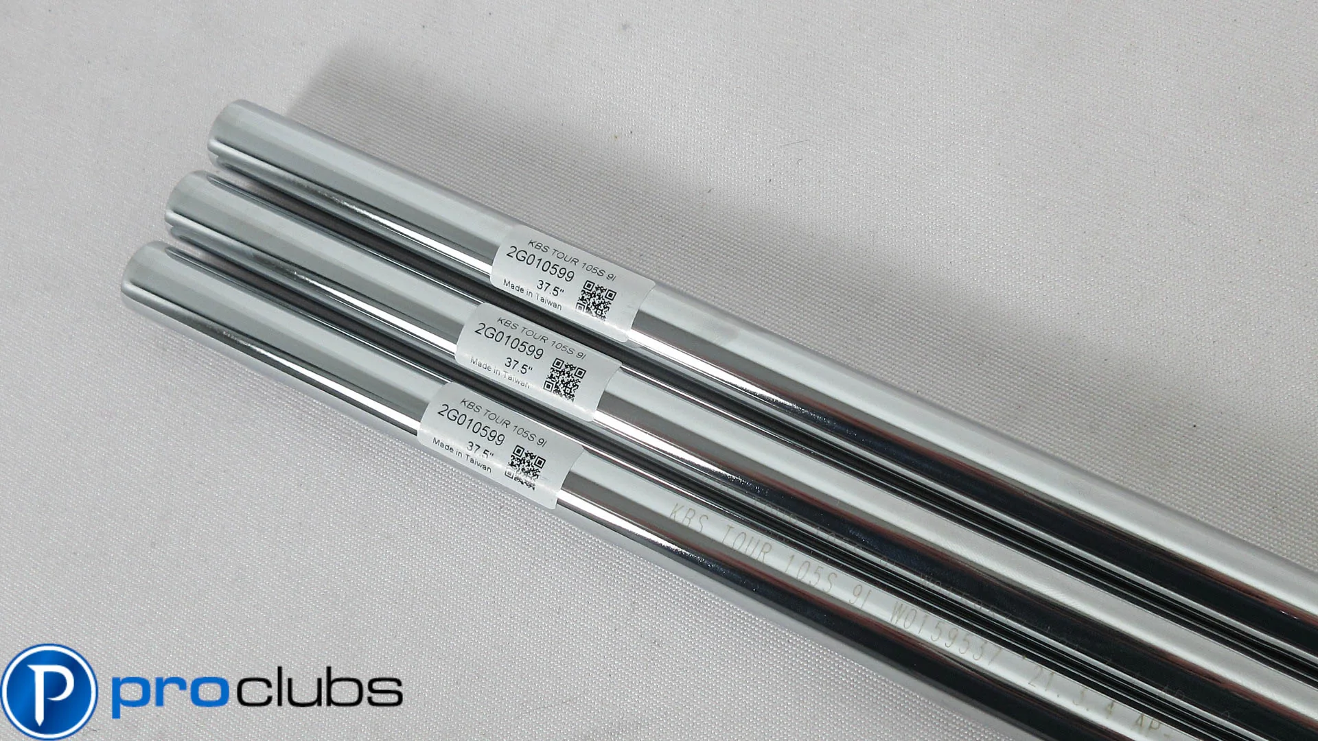 3pc NEW KBS TOUR 105 STIFF FLEX STEEL WEDGE SHAFTS .355 #398223 - Image 3