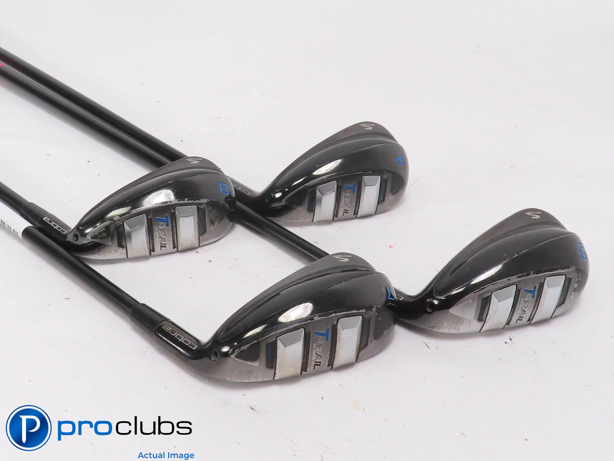Cobra '21 T-Rail 7-PW Hybrid Iron Set KBS TGI 70 Regular+ Flex Graph +1" 512320 - Image 2