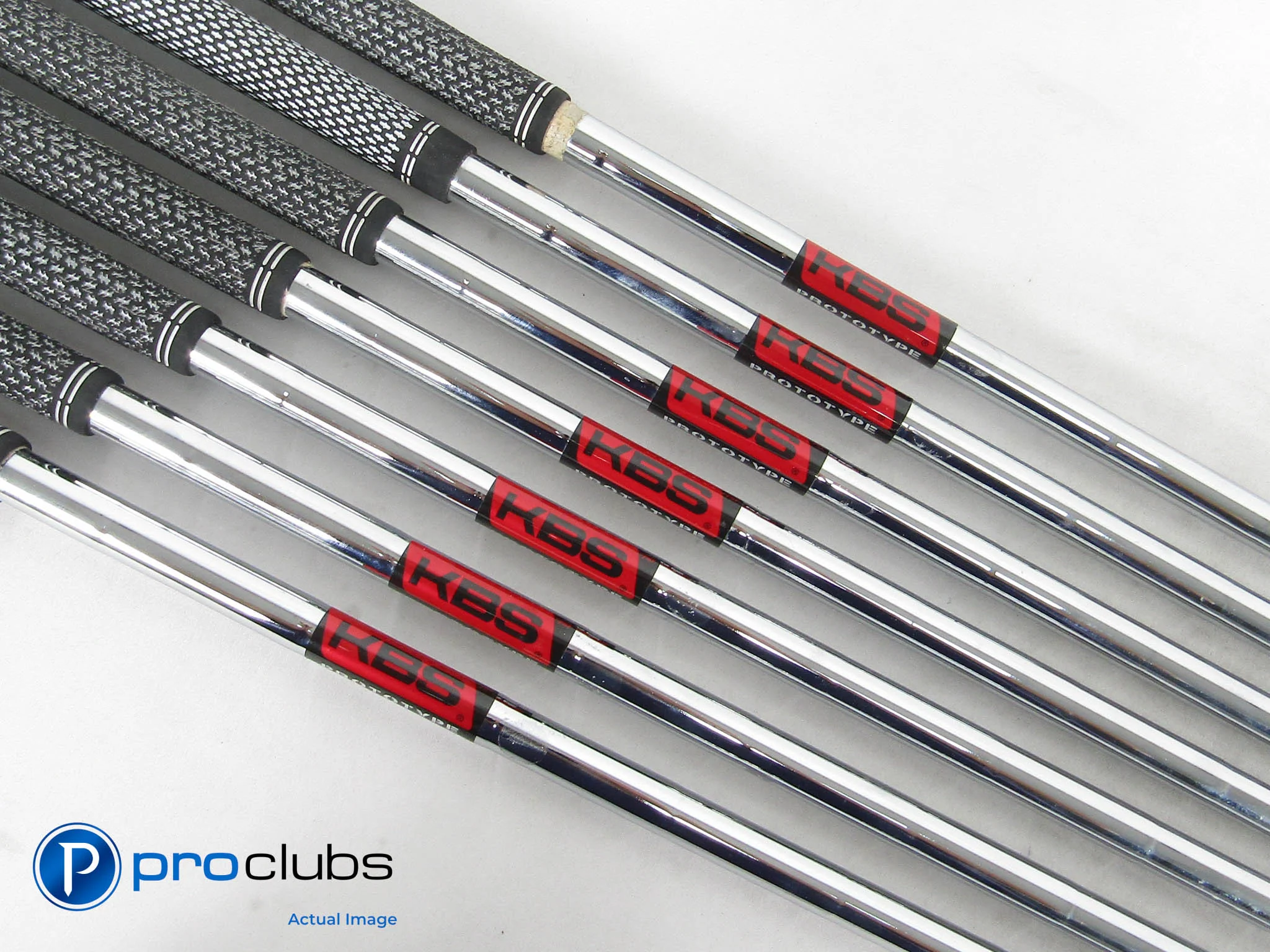 Tour Issue 7pc KBS Tour 120 Stiff Prototype Iron Shaft Set .355" Tip 505020