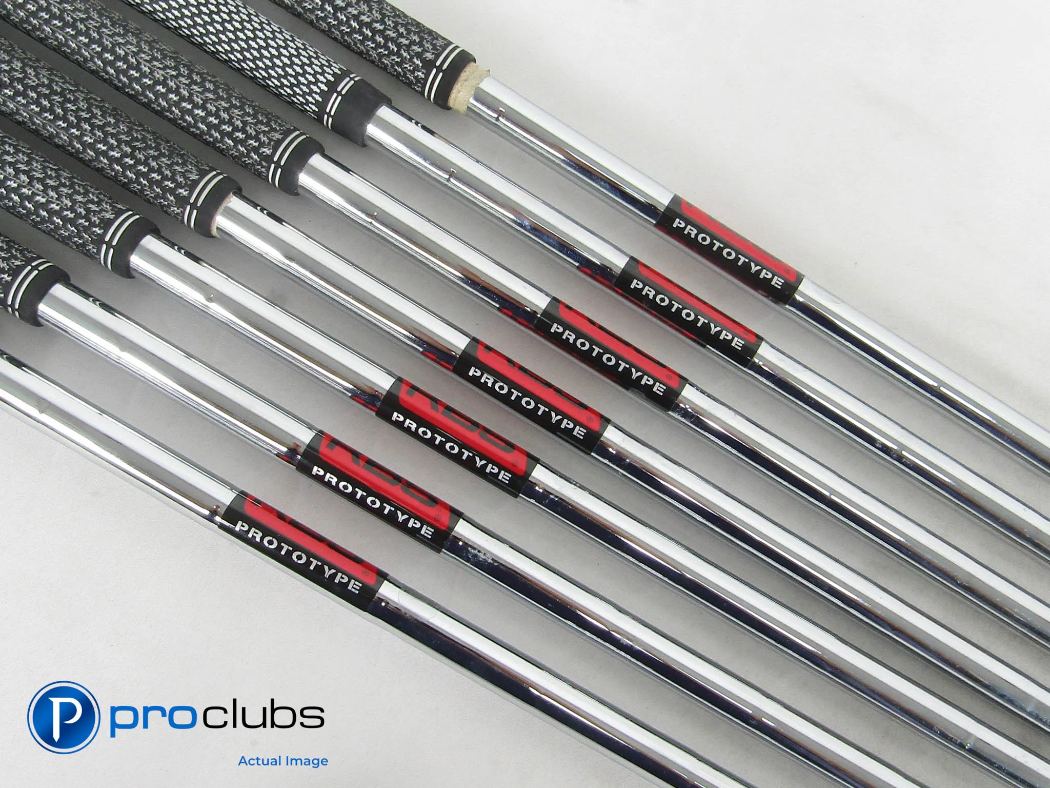 Tour Issue 7pc KBS Tour 120 Stiff Prototype Iron Shaft Set .355" Tip 505020 - Image 2