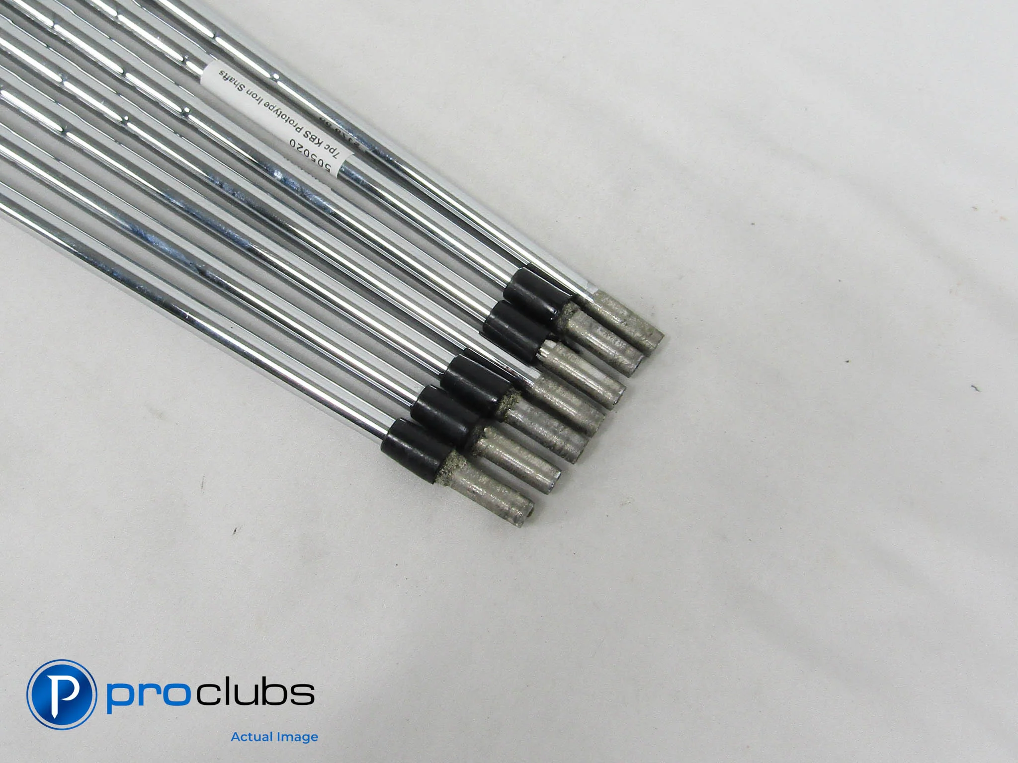 Tour Issue 7pc KBS Tour 120 Stiff Prototype Iron Shaft Set .355" Tip 505020 - Image 4