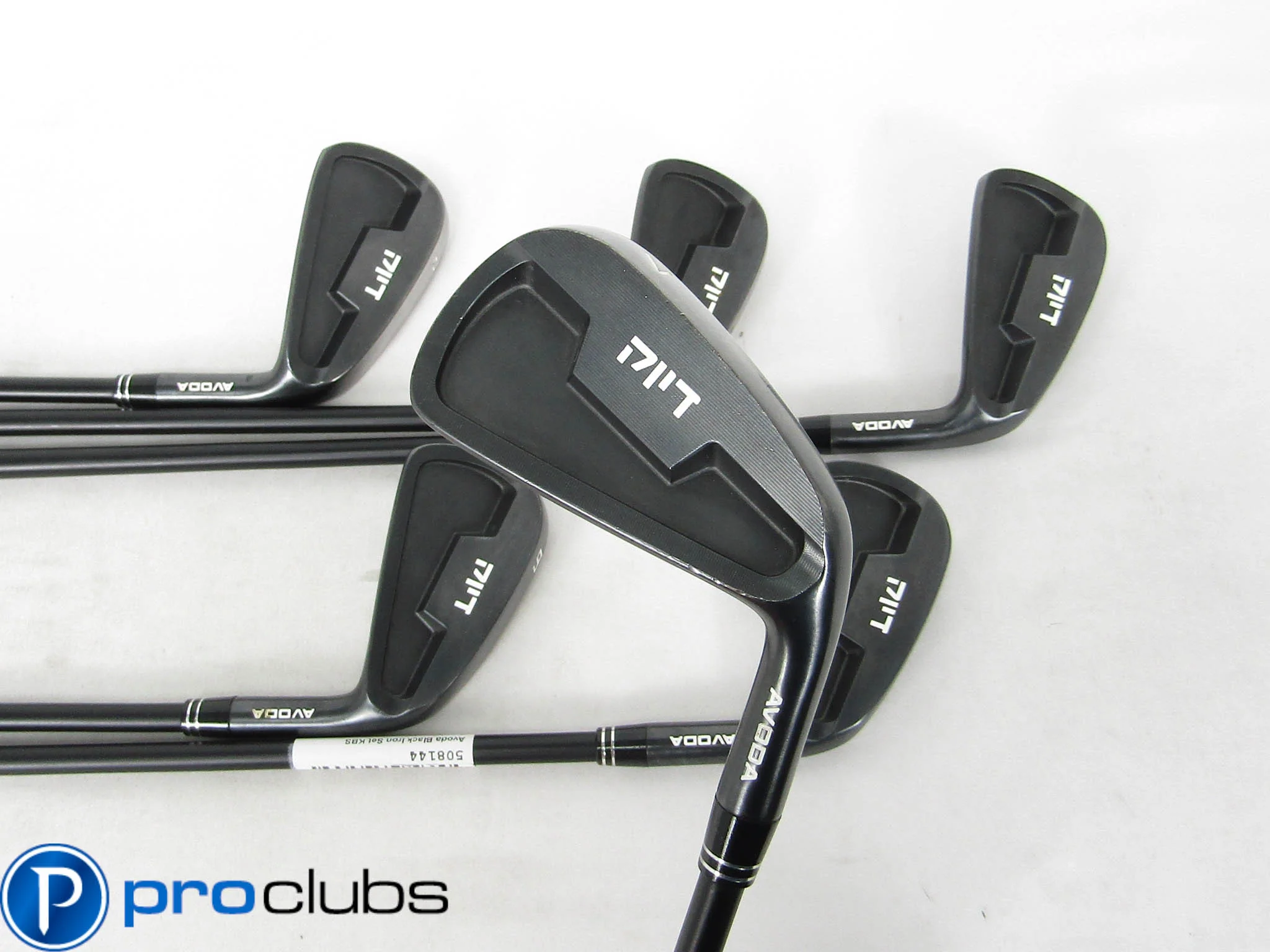 AVODA BLACK IRONS 5-PW GRAPHITE KBS MAX 55 SENIOR FLEX #508144