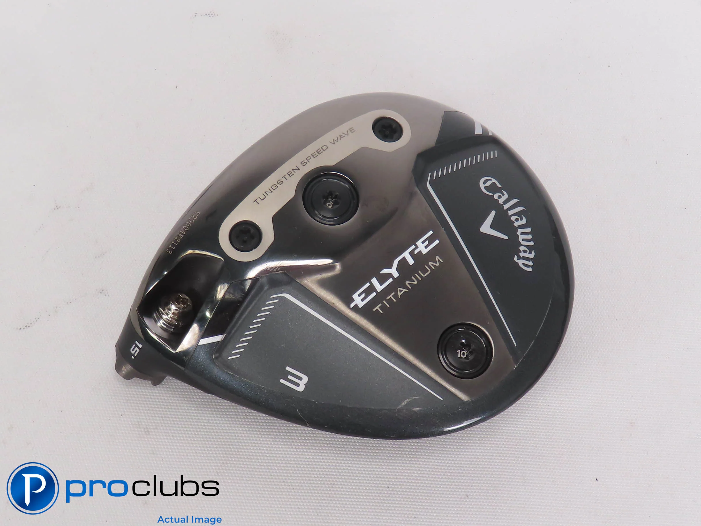 Nice Left Handed Callaway ELYTE Titanium 15* 3 Wood Head Only 507167