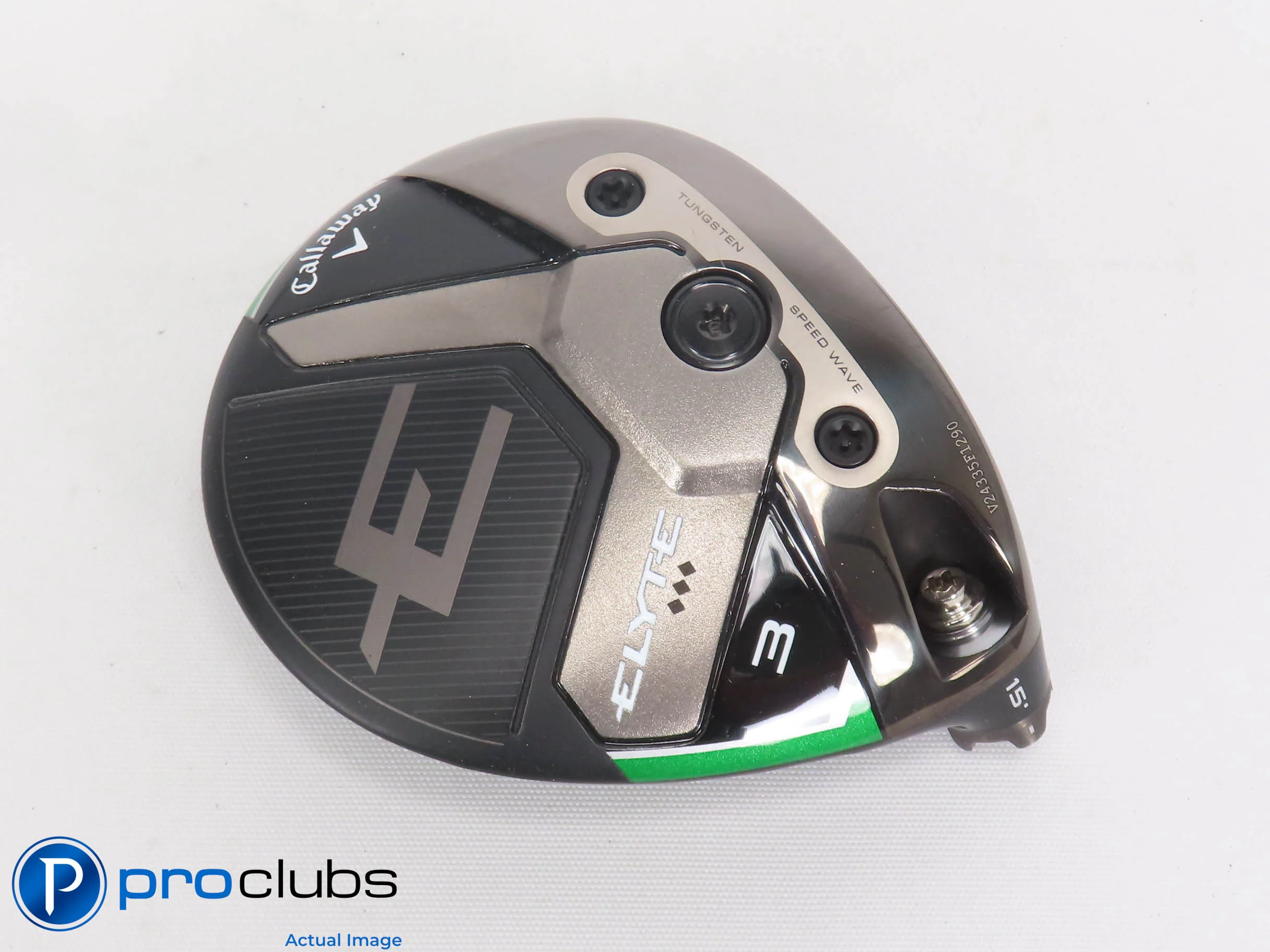 Nice! Callaway ELYTE Triple Diamond 15* 3 Wood - Head Only - 501334