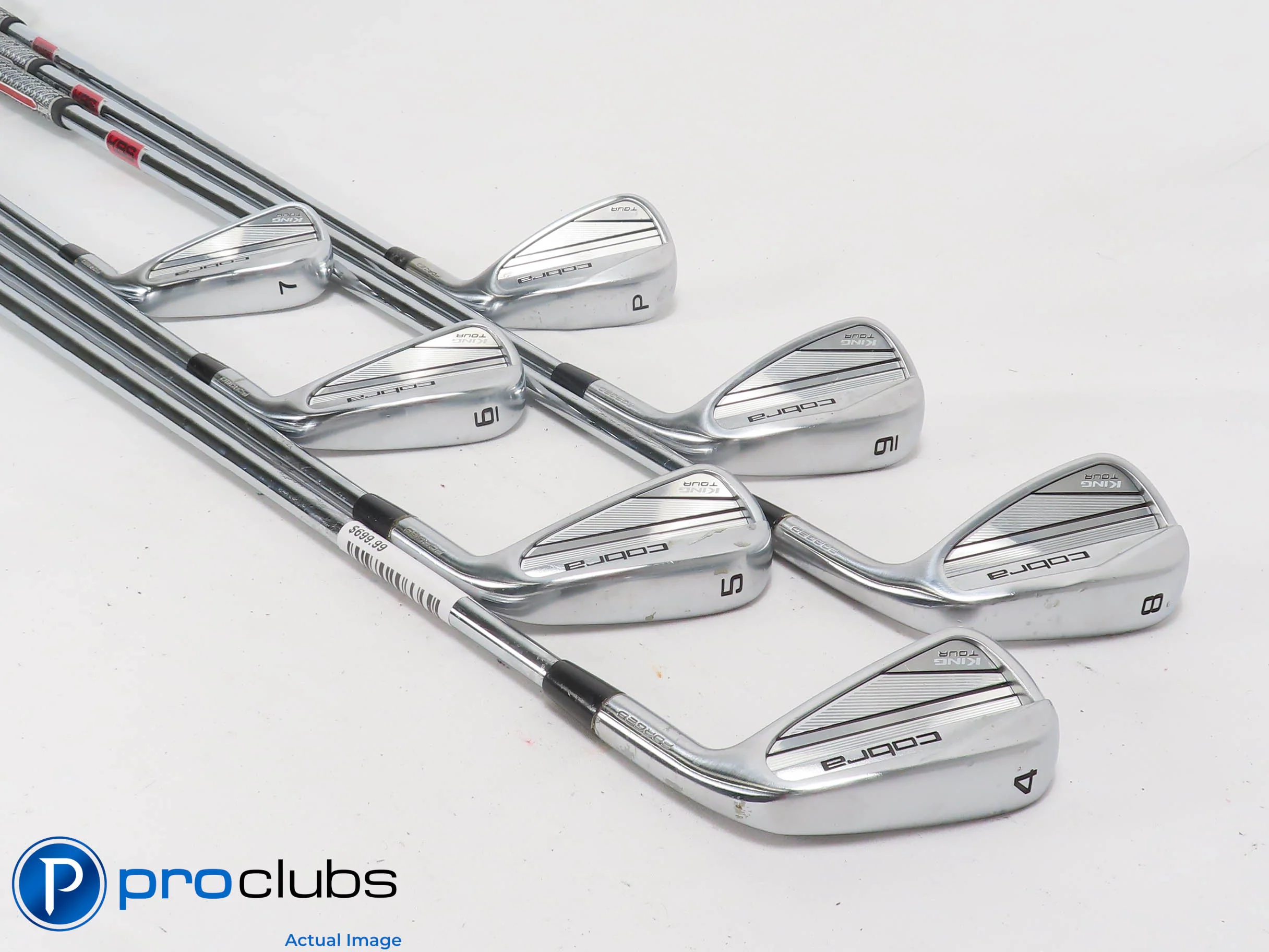 Nice Cobra '23 King Tour 4-PW Iron Set - KBS $-Taper 130 X-Flex Steel 511718 - Image 2