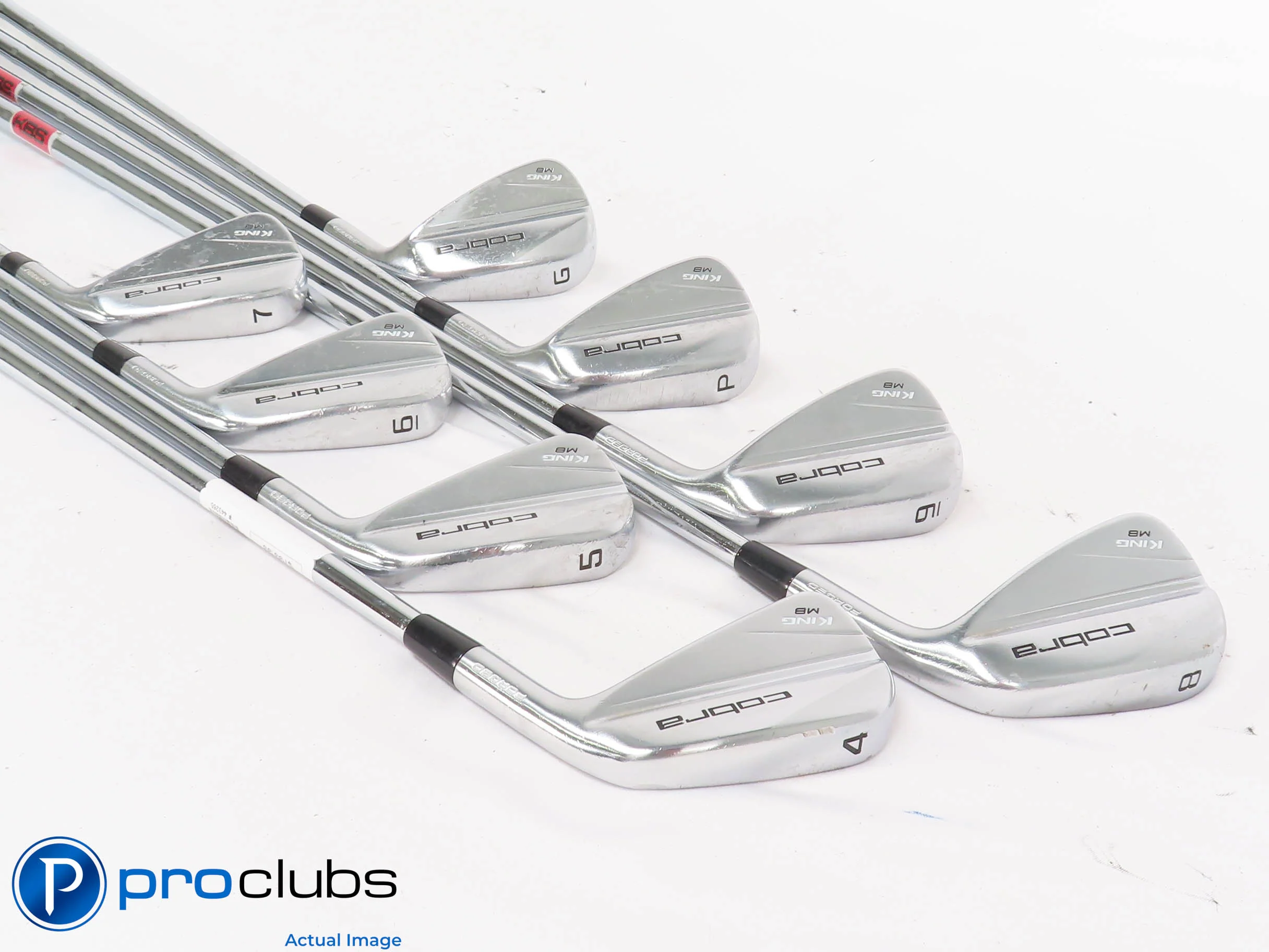 Cobra '23 KING MB 4-PW,GW IRON SET - KBS $Taper 130 X-Flex Steel 443265 - Image 2