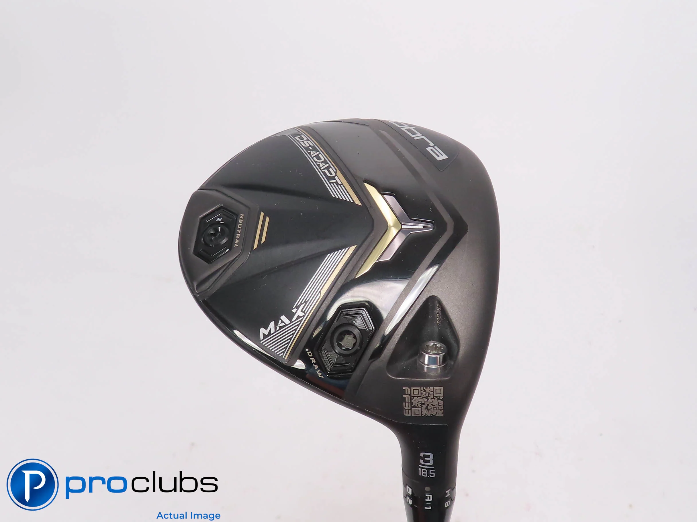 Nice Ladies Cobra DS-Adapt MAX 18.5* 3 Wood - Helium 4F1 Ladies Flex 504417