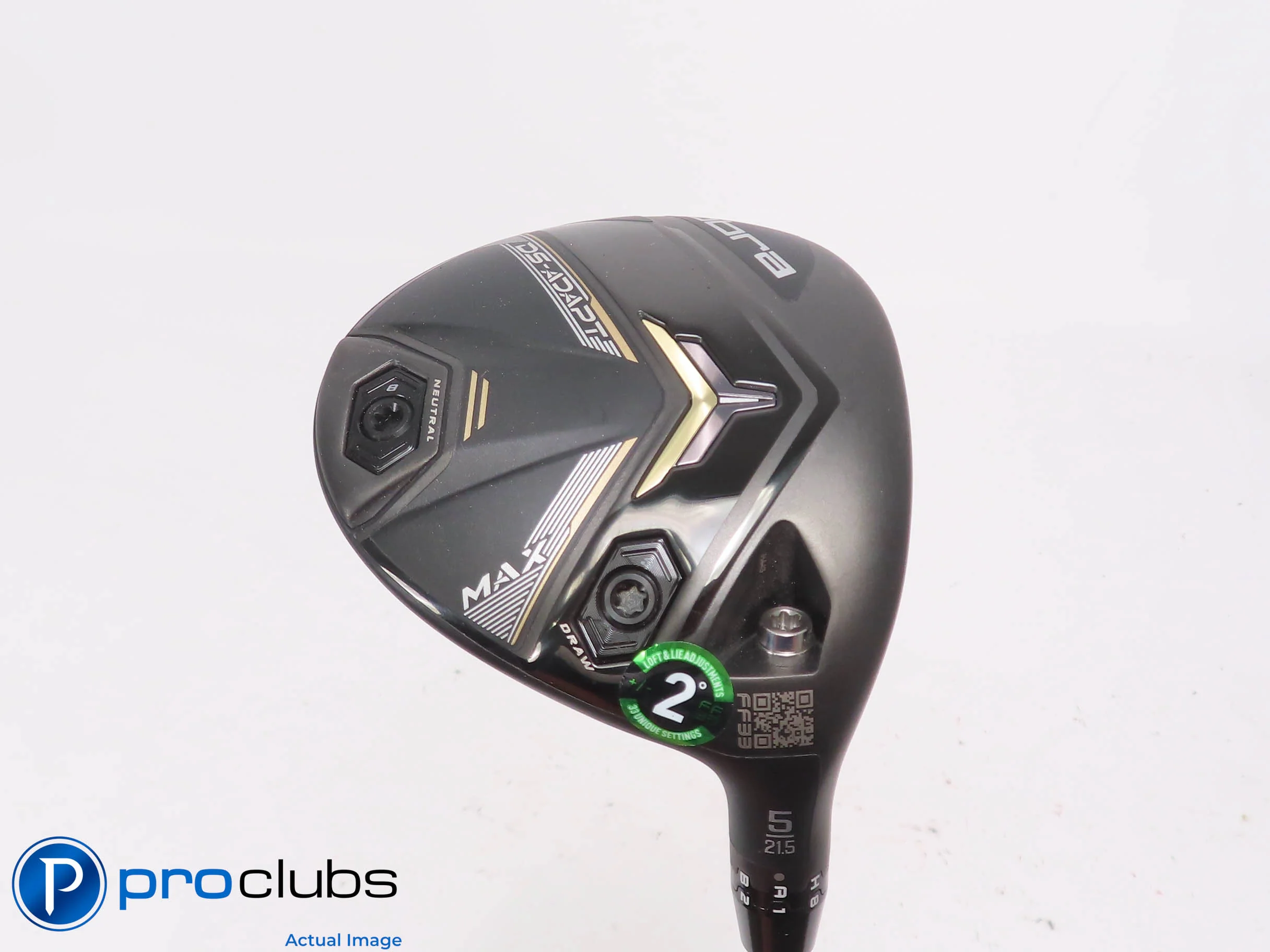 Ladies Cobra DS-Adapt MAX 21.5* 5 Wood - UST Helium 4F1 Ladies Flex - 504412
