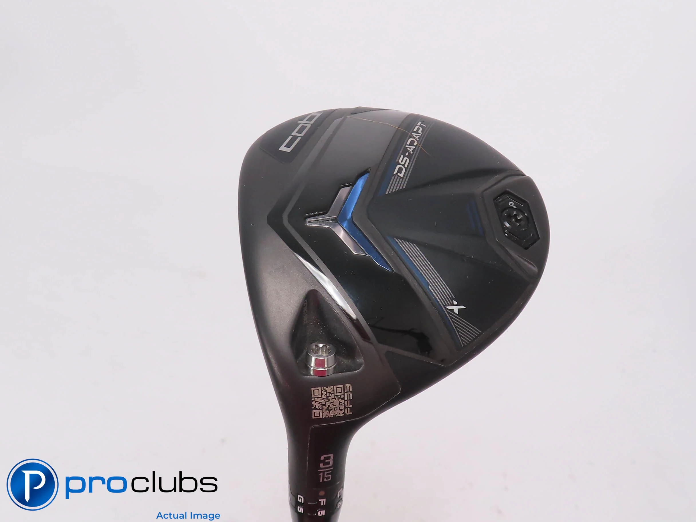 Left Handed Cobra DS-Adapt X 15* 3 Wood - Denali Blue 60g Regular Flex 504414
