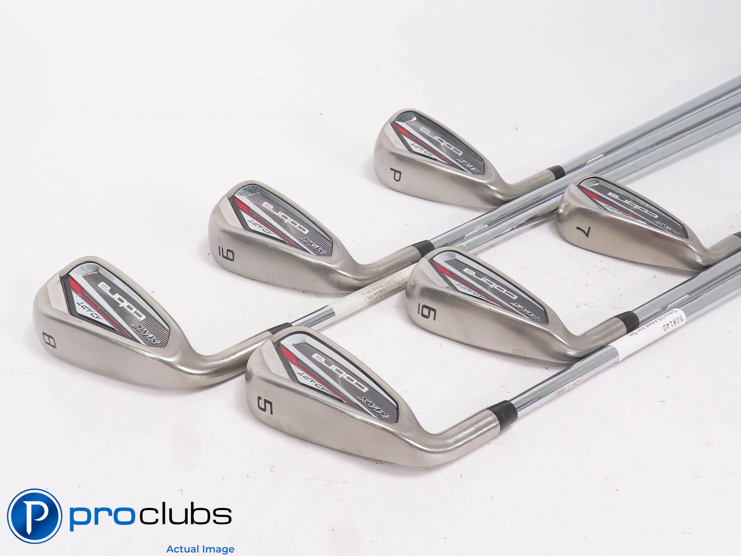Nice Left Handed Cobra DS-Adapt MAX 5-PW Iron Set KBS Regular Flex Steel 508140 - Image 2