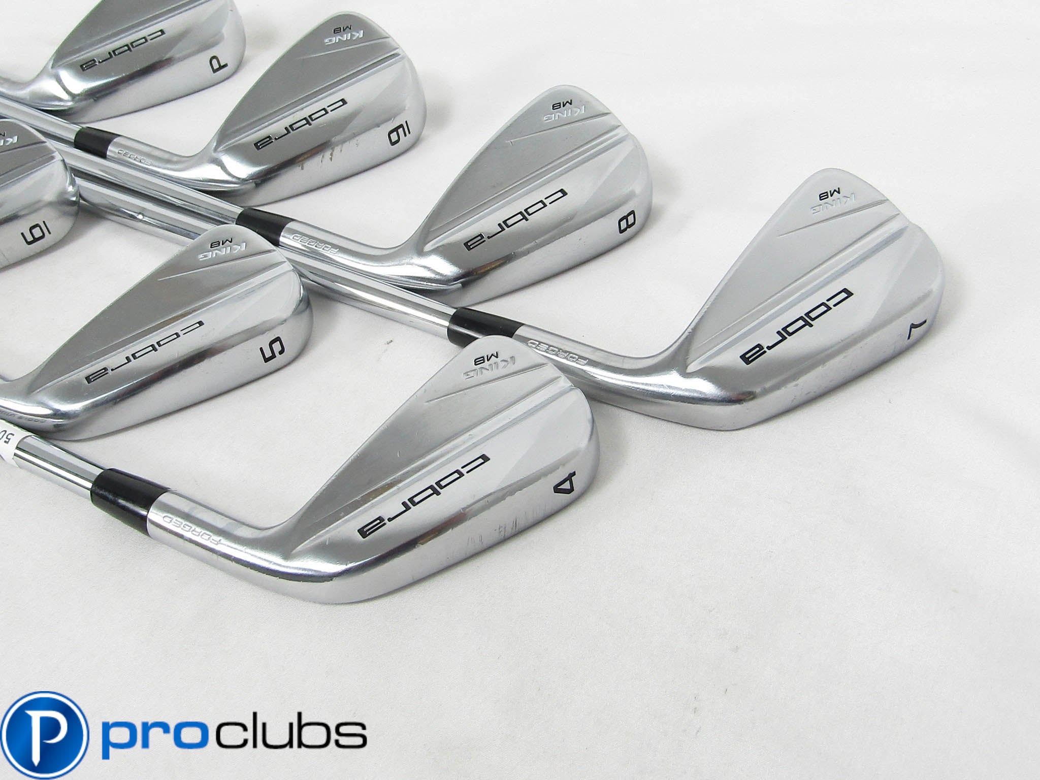 COBRA '2023 KING MB FORGED IRONS 4-PW STEEL DYNAMIC GOLD X100 X-FLEX #506076 - Image 2