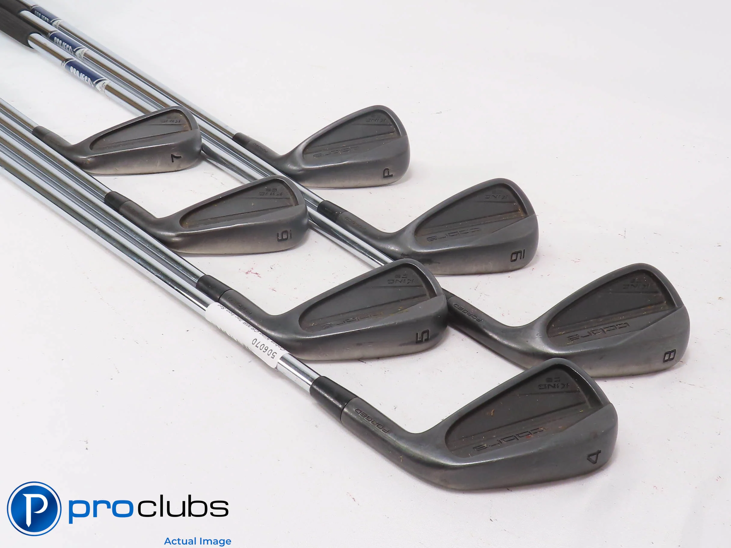 Cobra '24 King CB Black 4-PW Iron Set - Project X 6.0 Stiff Flex Steel 506070 - Image 2