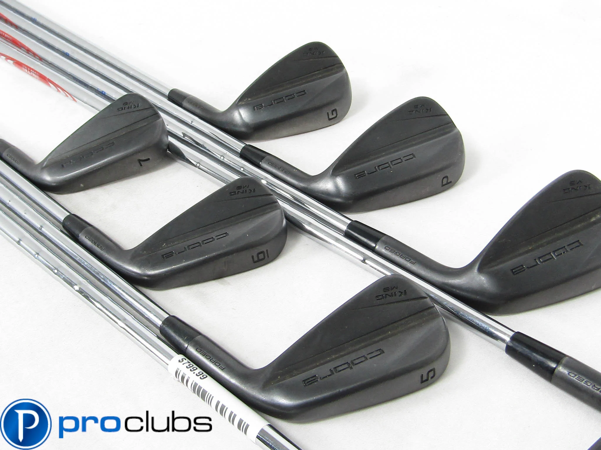 COBRA KING CB / MB COMBO BLACK IRONS 4-PW,GW NIPPON MODUS3 130 STIFF (+1/2") - Image 3