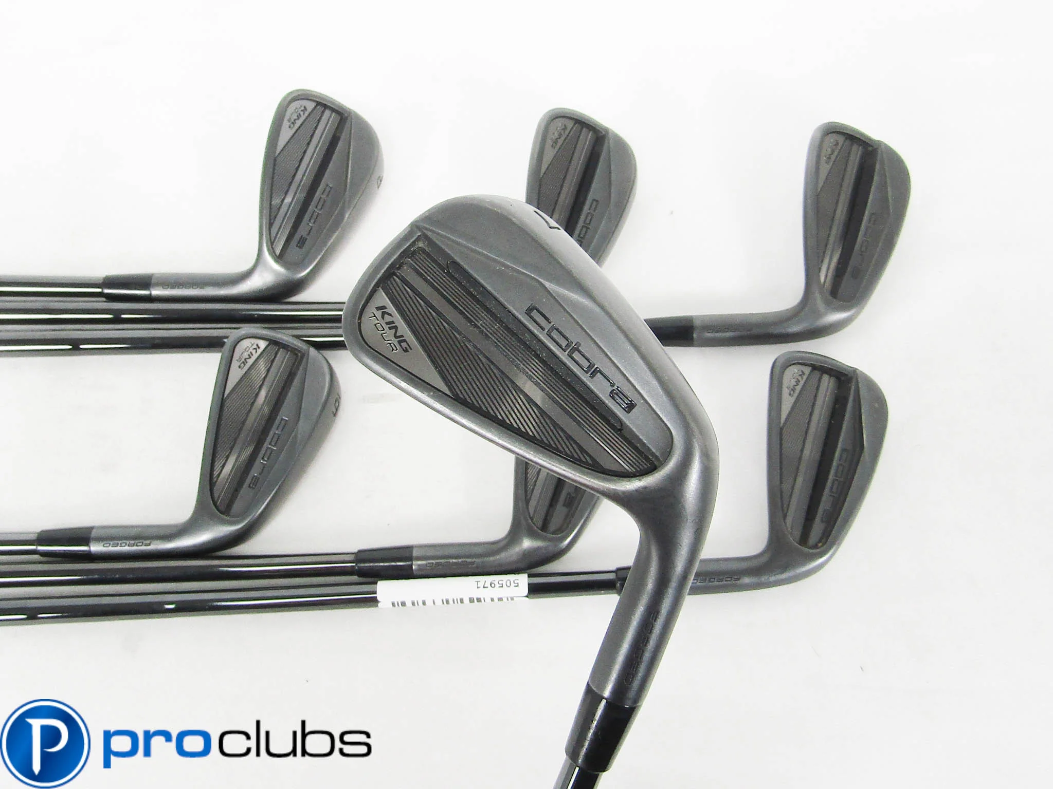 COBRA KING TOUR BLACK IRONS 4-PW KBS $-TAPER BLACK 130 X-FLEX (+1/2") #505976