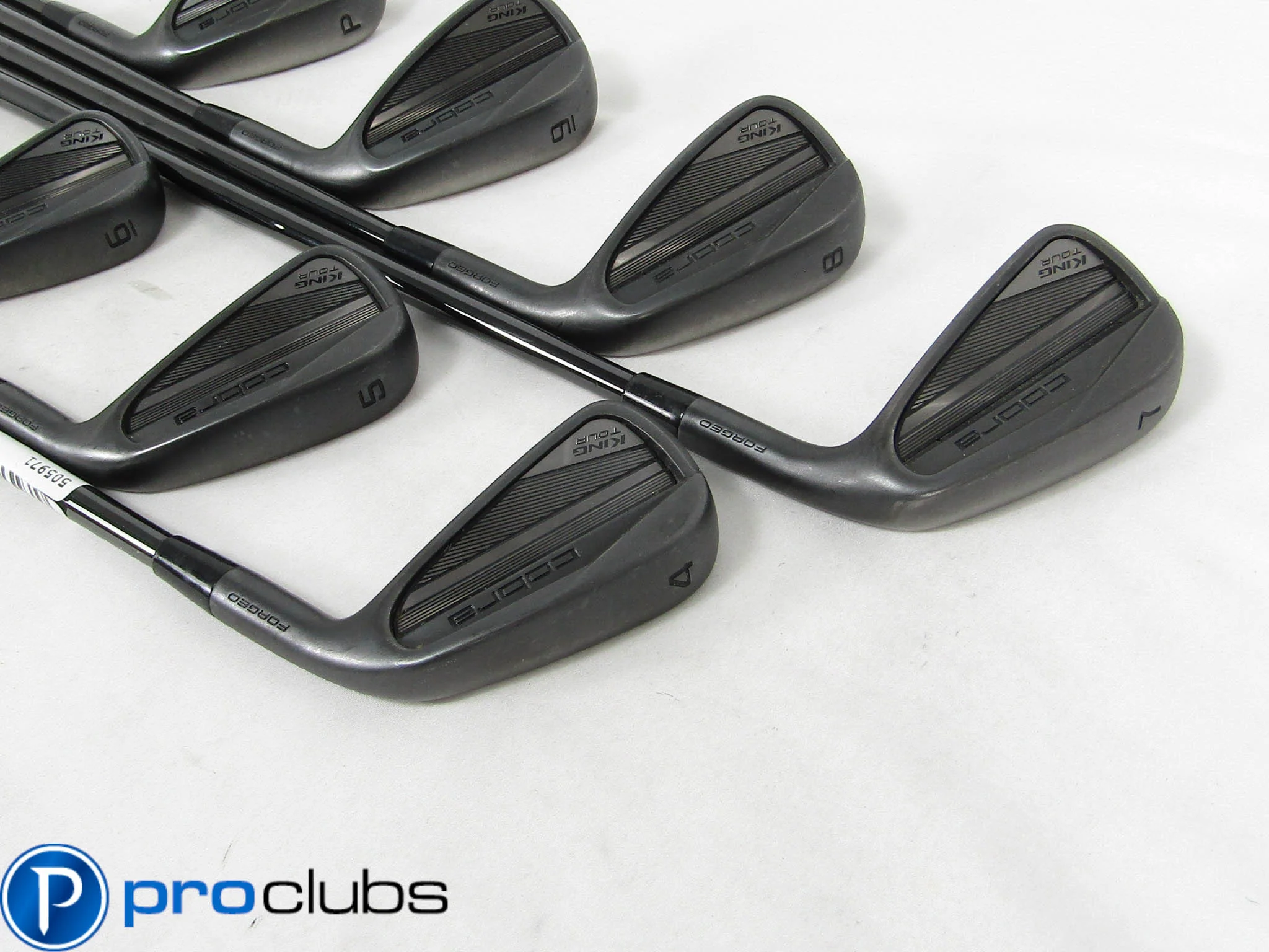 COBRA KING TOUR BLACK IRONS 4-PW KBS $-TAPER BLACK 130 X-FLEX (+1/2") #505976 - Image 2