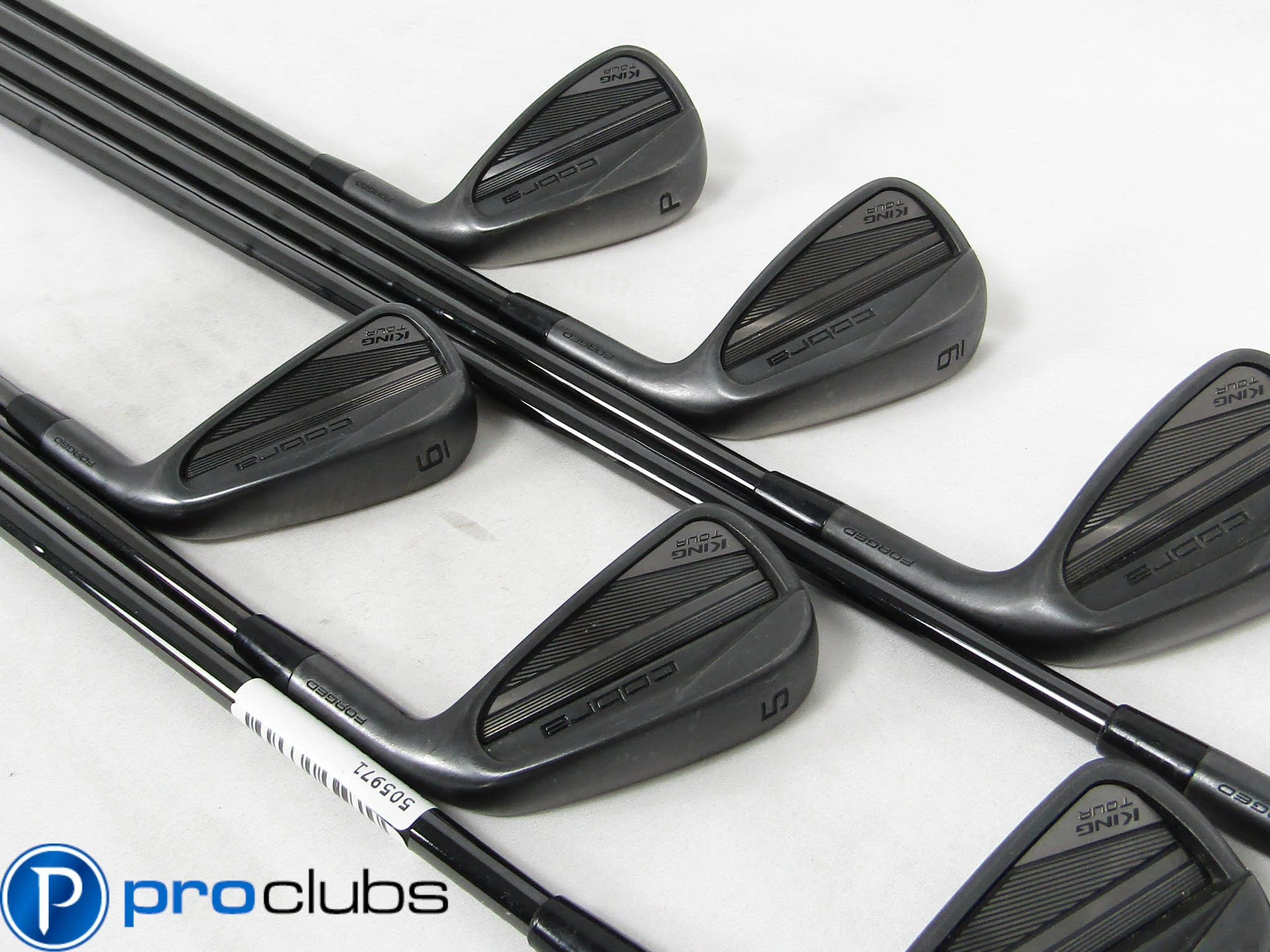 COBRA KING TOUR BLACK IRONS 4-PW KBS $-TAPER BLACK 130 X-FLEX (+1/2") #505976 - Image 3