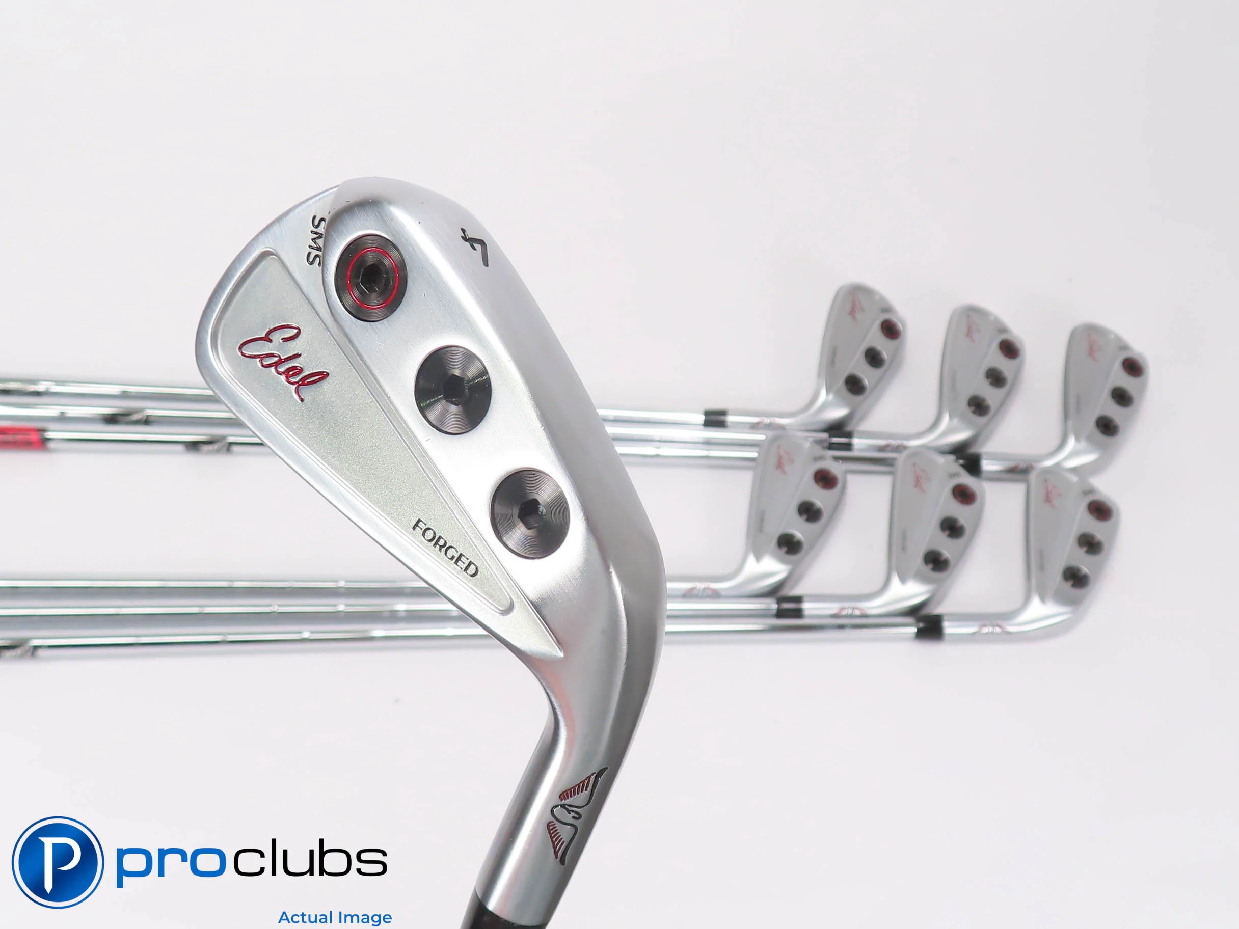 Nice EDEL SMS Forged 4-PW Iron Set - KBS Tour 110 Regular Flex Steel 510352