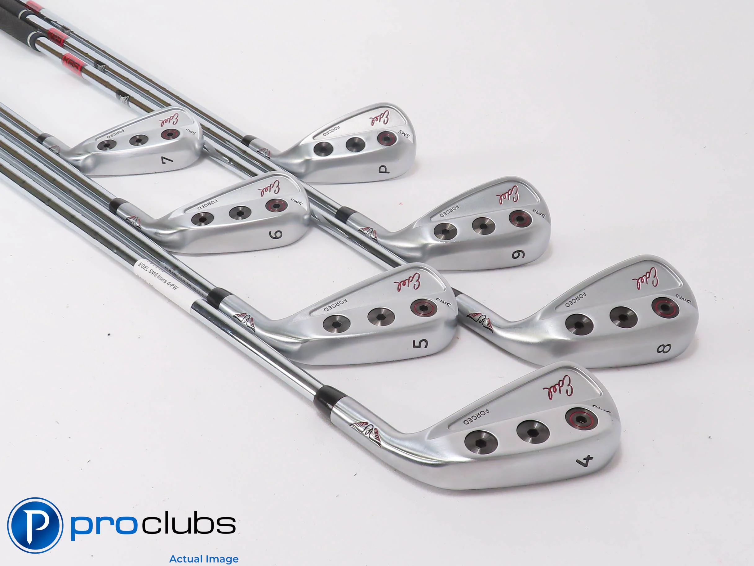 Nice EDEL SMS Forged 4-PW Iron Set - KBS Tour 110 Regular Flex Steel 510352 - Image 2