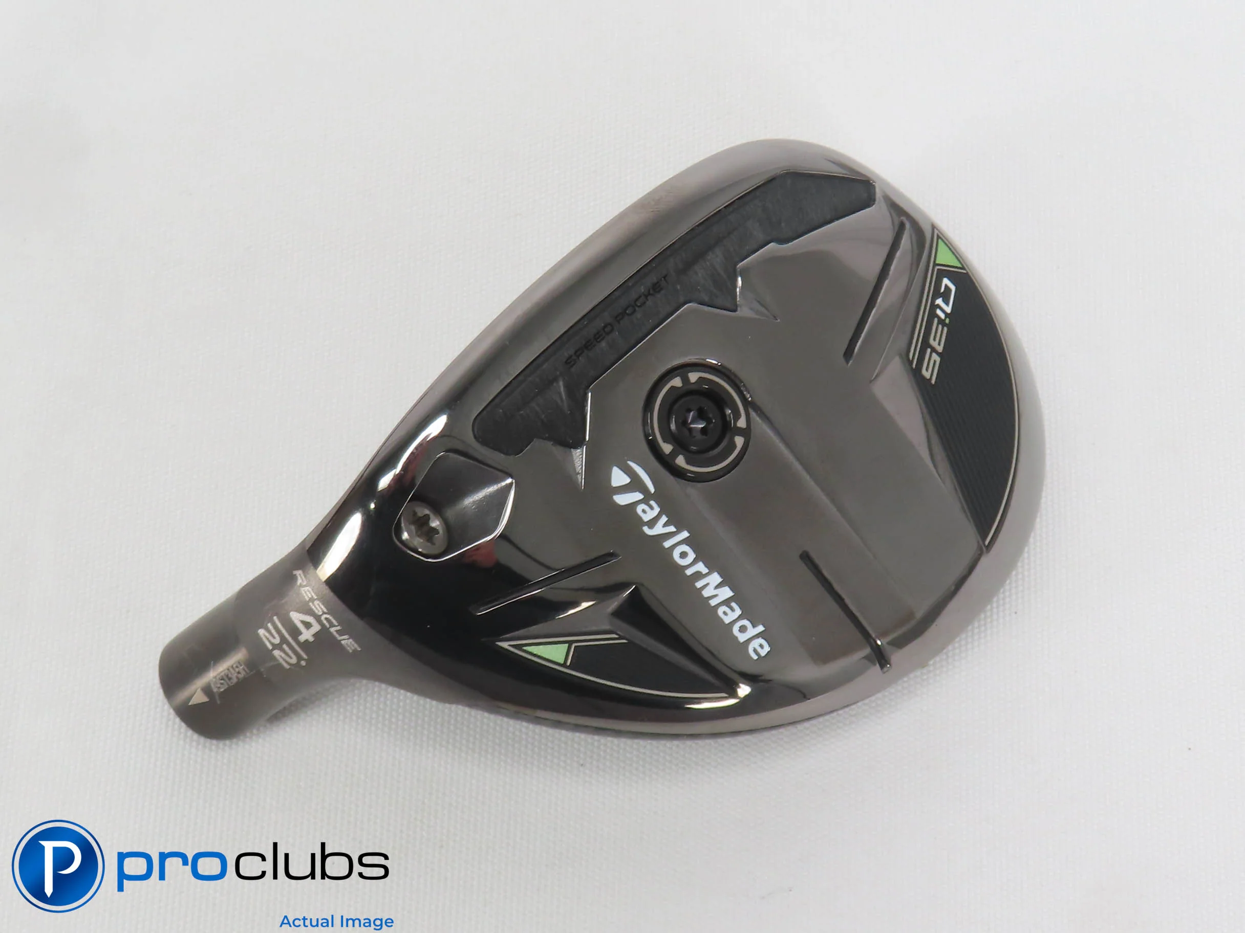 Excellent! Left Handed TaylorMade Qi35 22* 4 Hybrid - Head Only - L/H - 471316