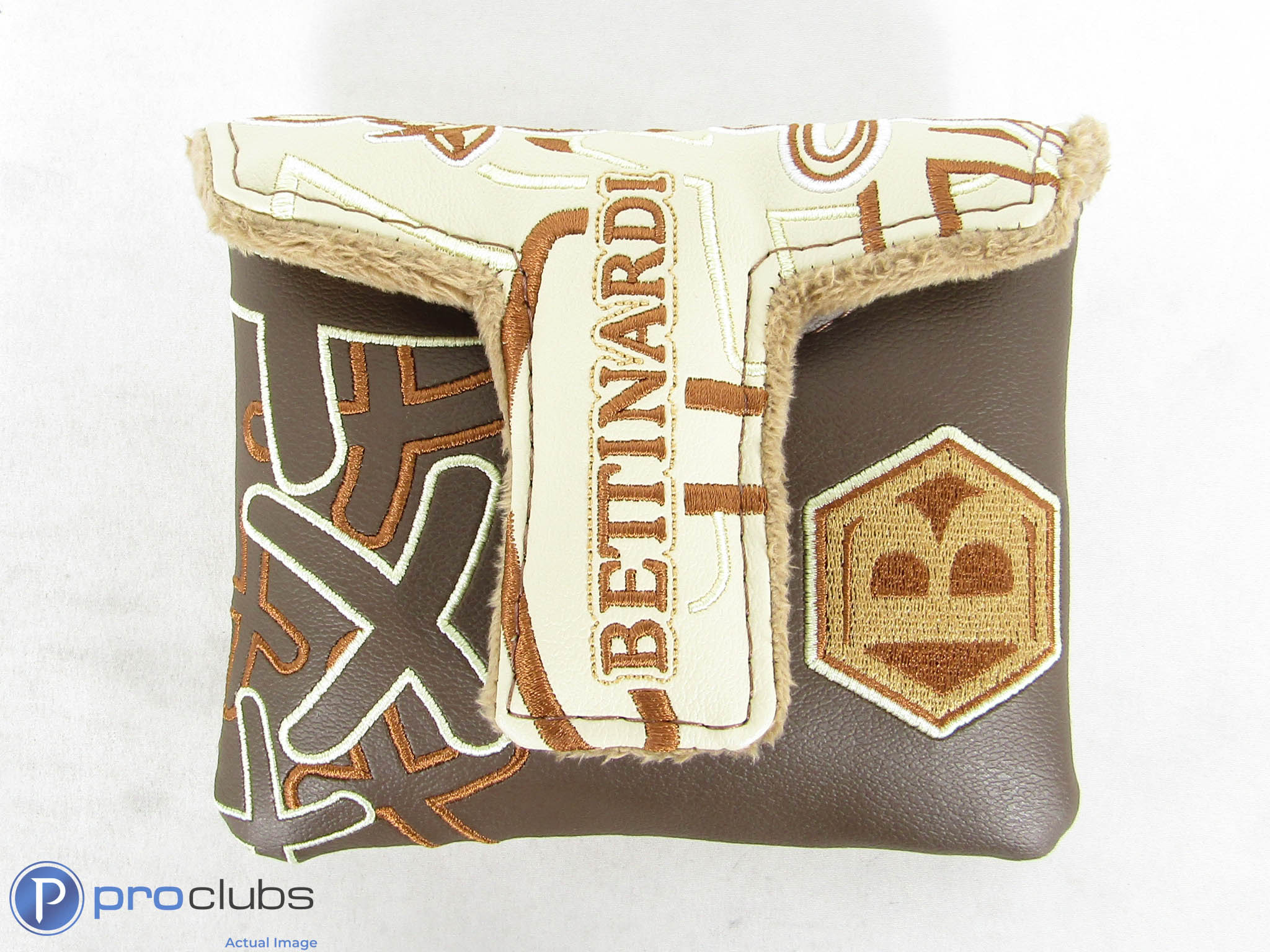 New! Bettinardi Vintage Khaki Poison Multi-Icon Mallet Putter Headcover - 506361 - Image 2