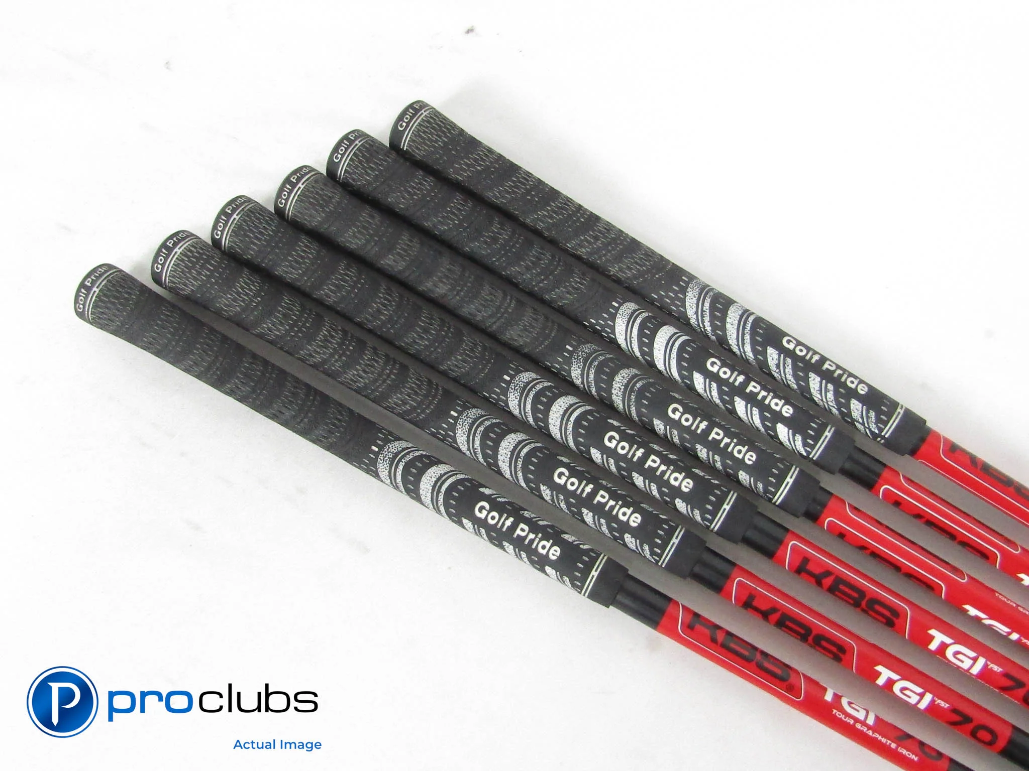 6pc KBS TGI 70 Iron Shaft Set Regular + Iron Shaft Set 7-PW, W, W #511641 - Image 2