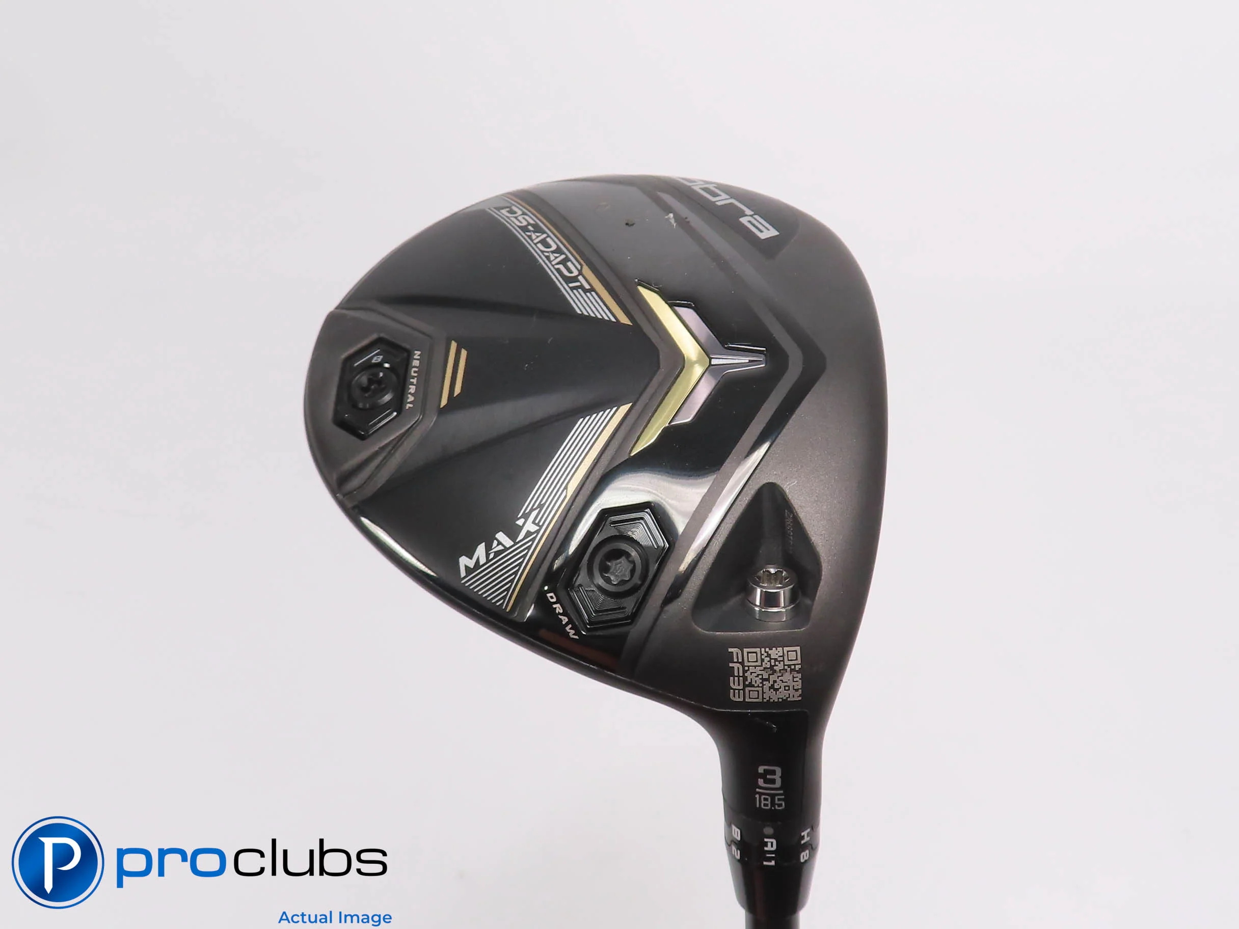 Ladies Cobra DS-ADAPT MAX 18.5* 3 Wood - UST Helium 4F1 Ladies Flex - 475977