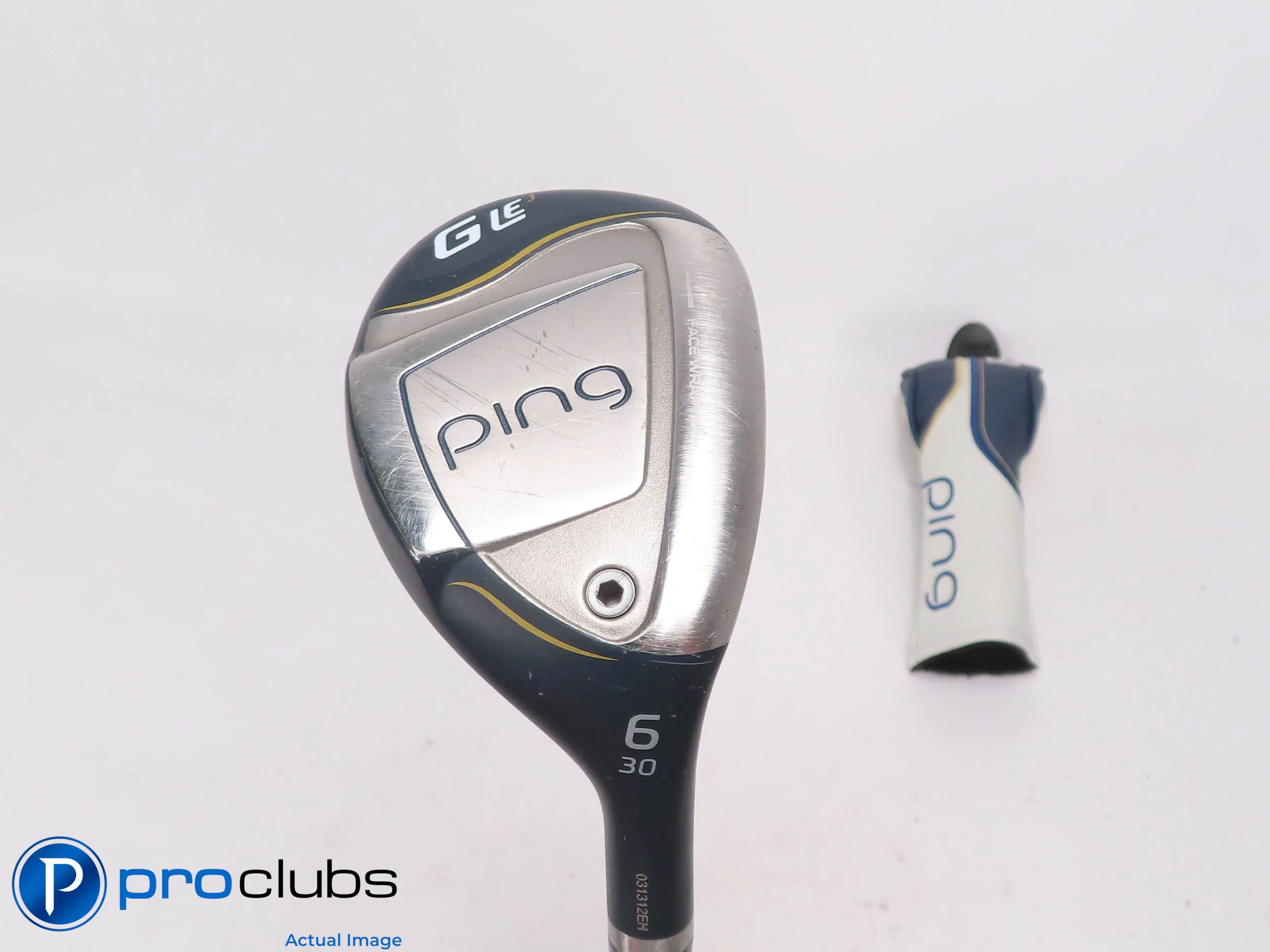 Nice Ladies Ping GLE3 30* 6 Hybrid w/Cover - Ping ULT 250 Ladies Flex 509558
