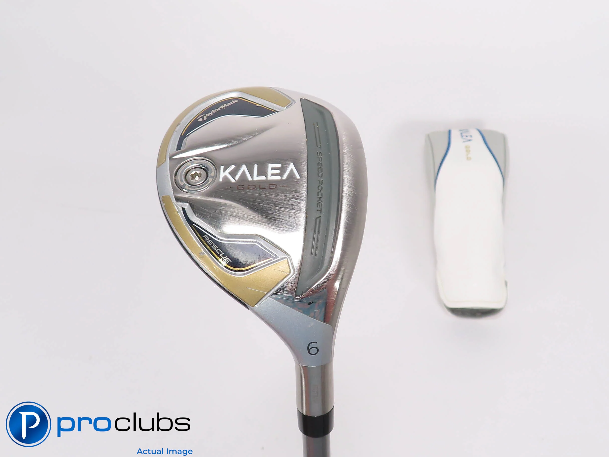 Ladies TaylorMade KALEA GOLD 6 Hybrid w/HC - TM 40 Ladies Flex - 475477