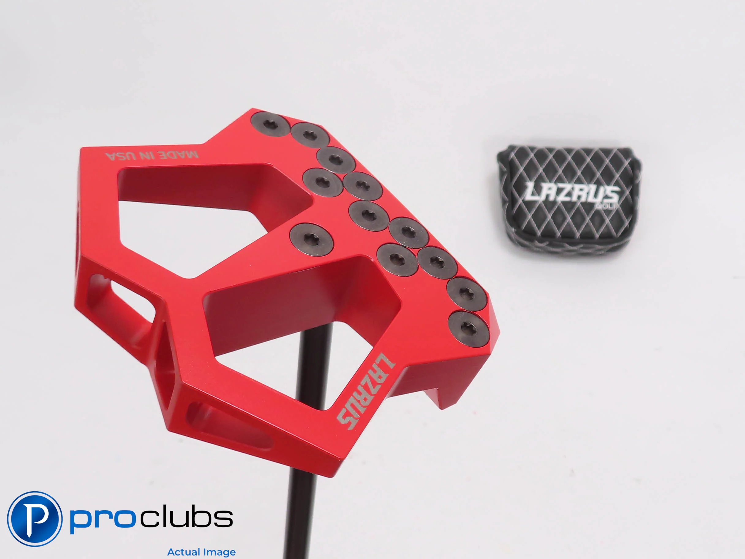 Nice Lazrus Golf LAZ3 Red Mallet Zero Toque 35" Putter w/Headcover 512237