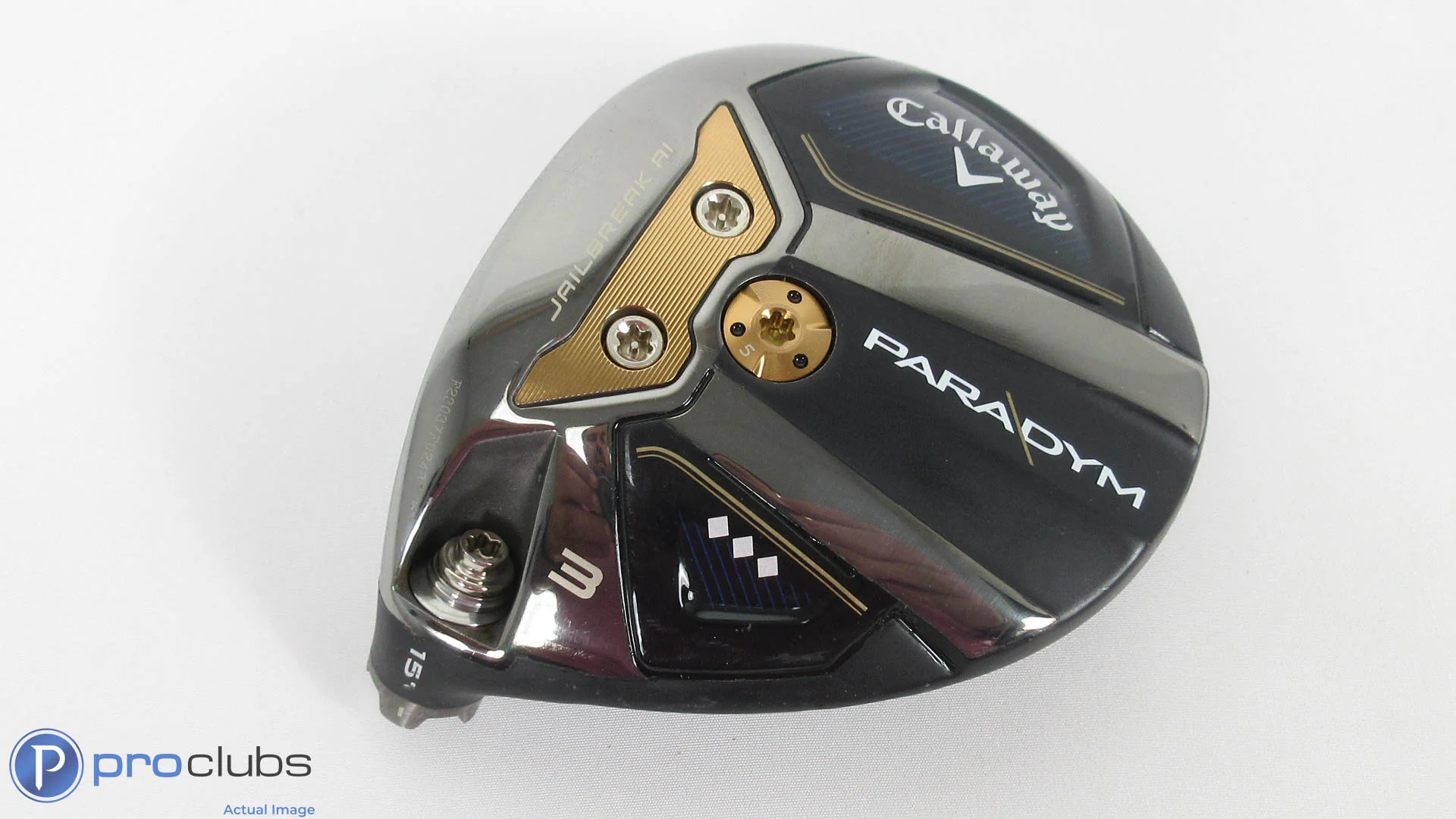 Left Hand Callaway Paradym ◊◊◊ 15* - 3 Wood - Head Only - L/H 403456