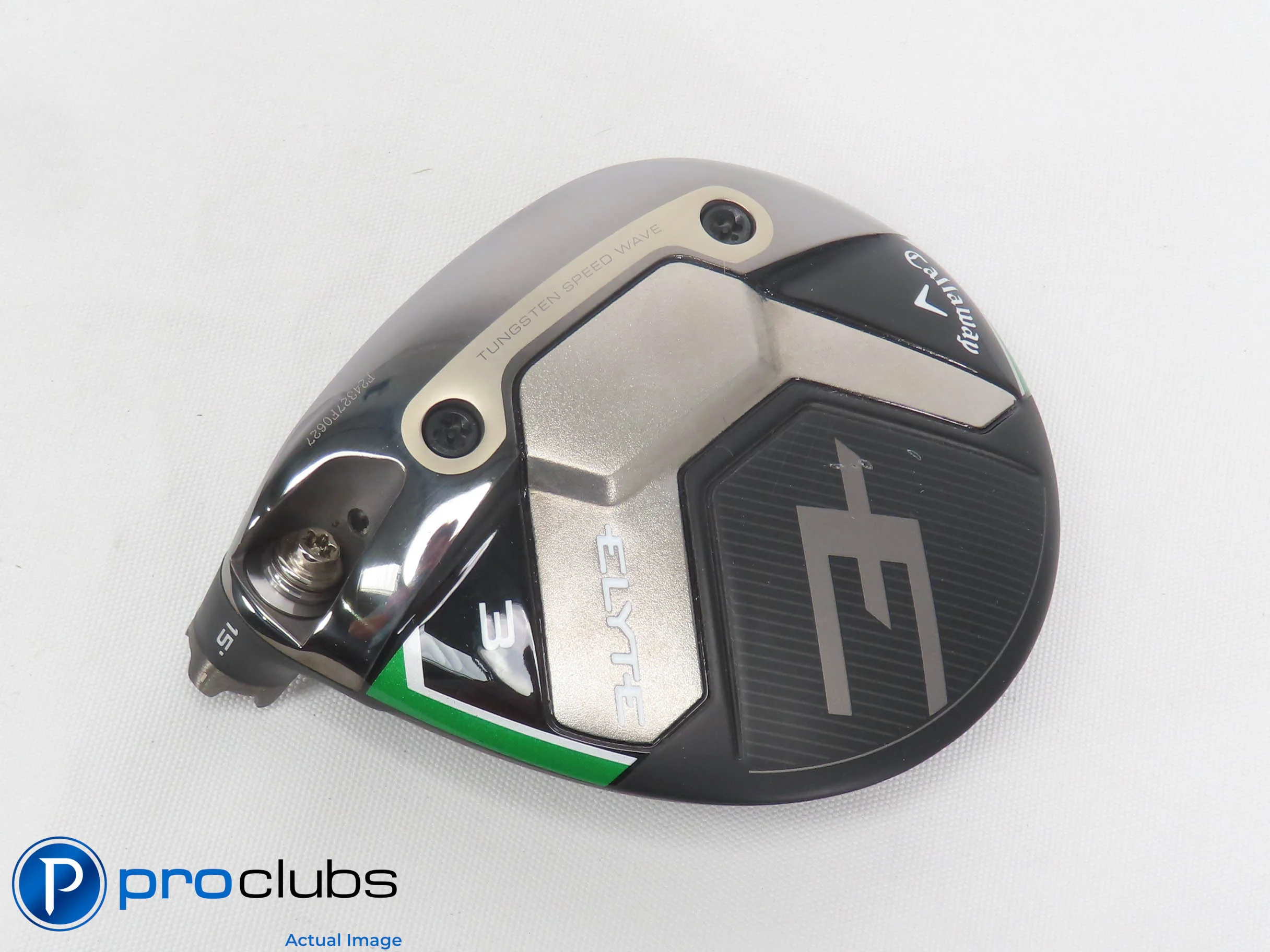 Left Handed Callaway ELYTE 15* 3 Wood - Head Only - L/H - 501285