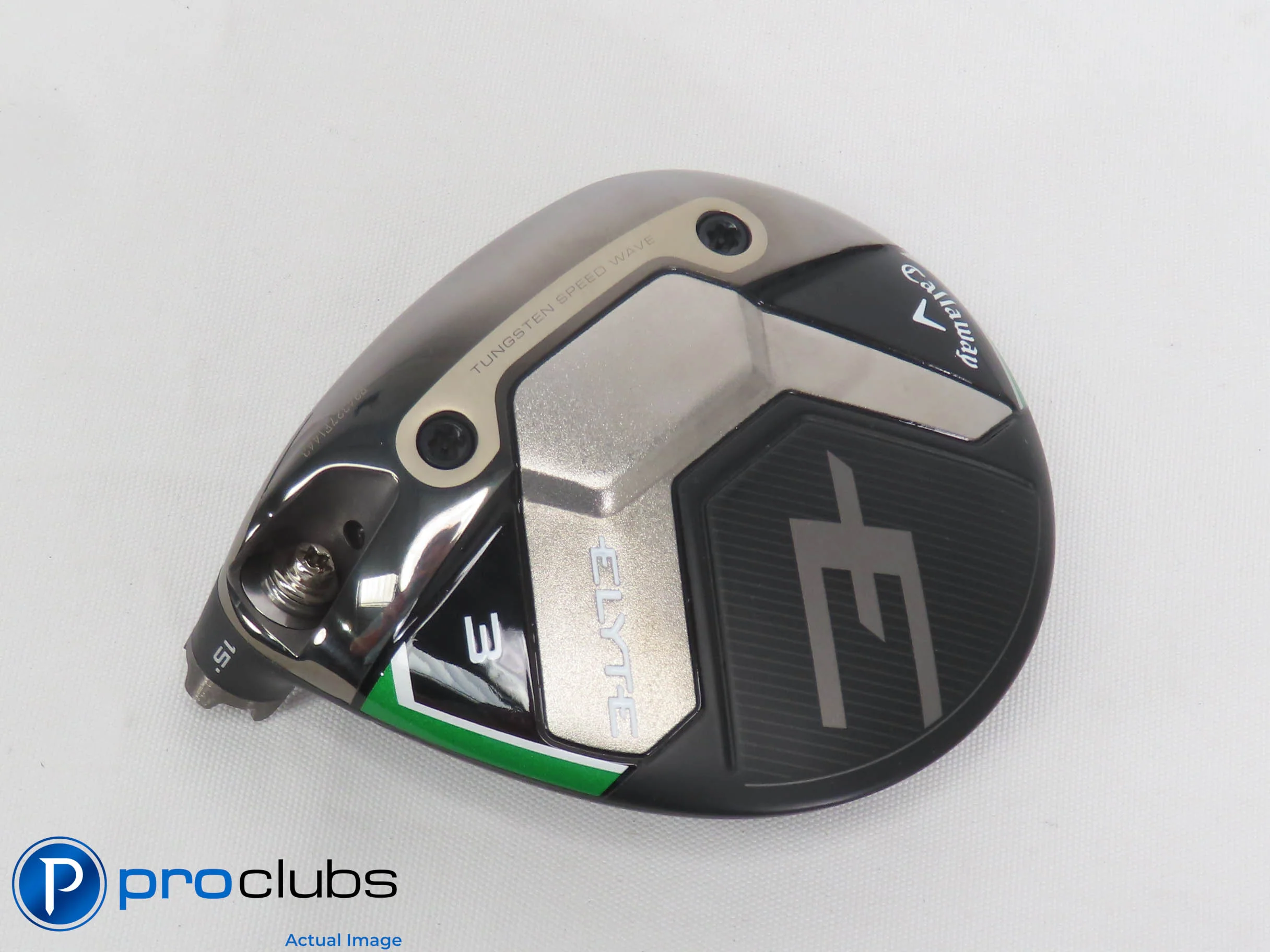 Left Handed Callaway ELYTE 15* 3 Wood - Head Only - L/H - 501279