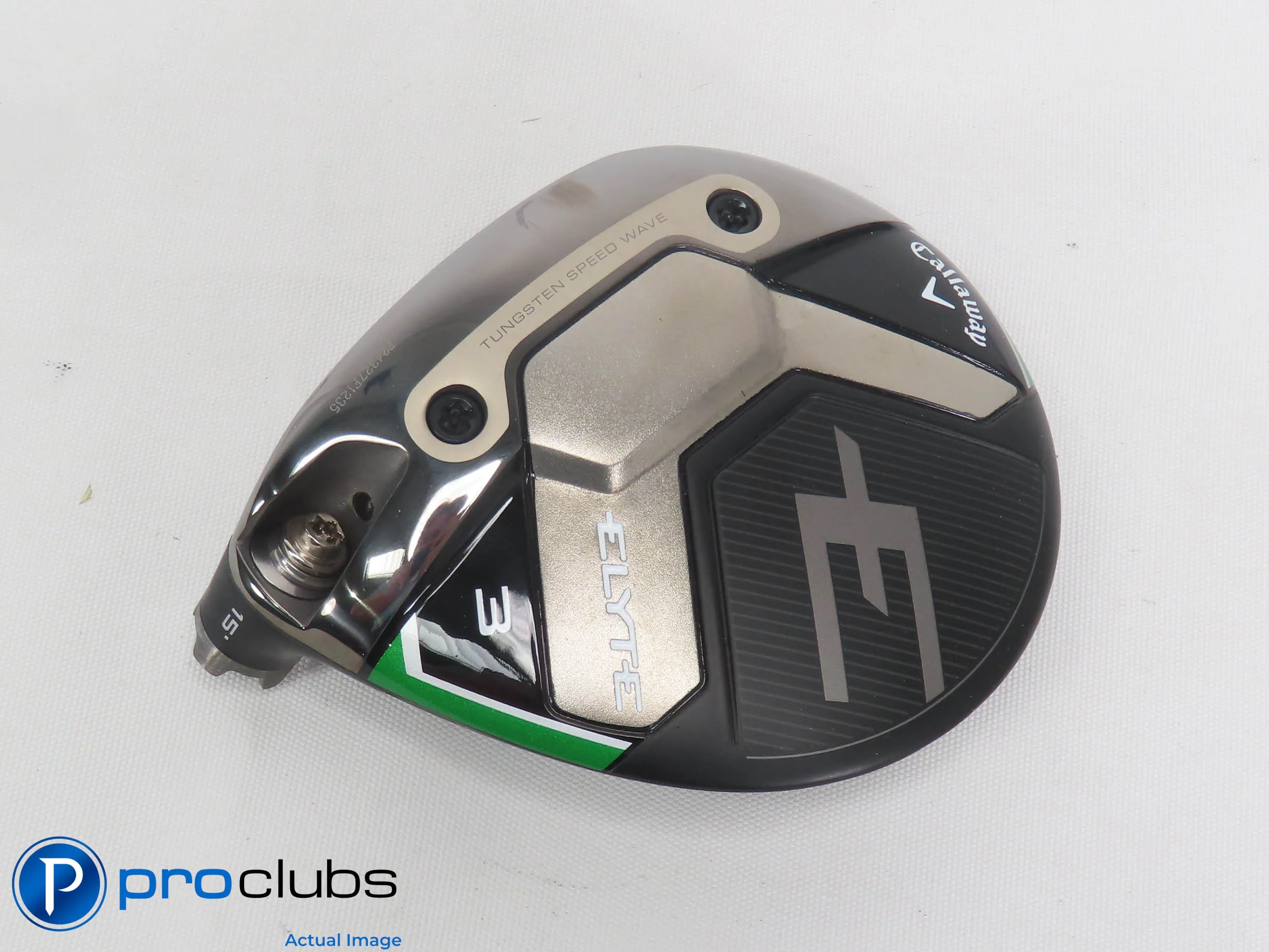 Left Handed Callaway ELYTE 15* 3 Wood - Head Only - L/H - 501284