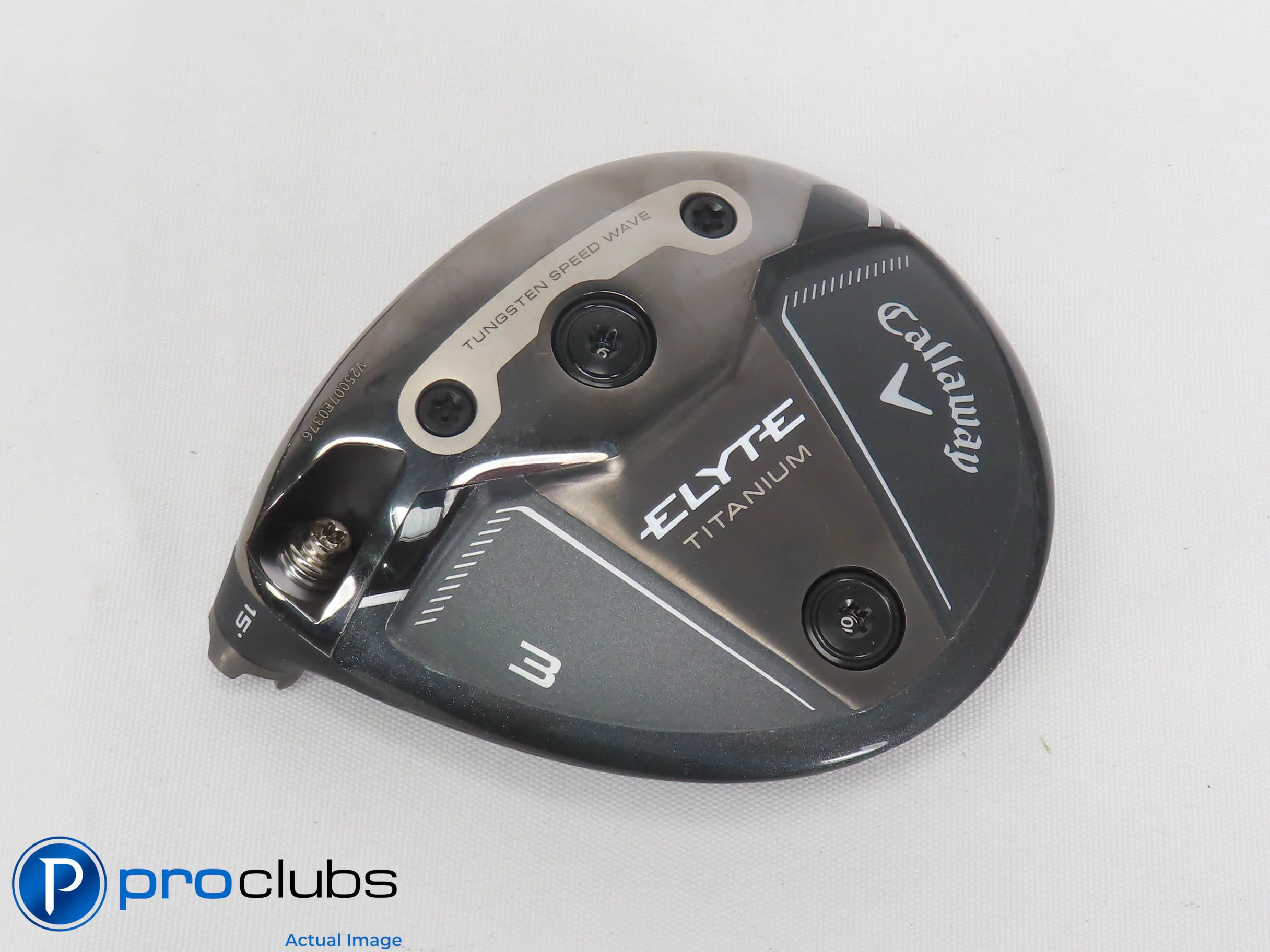 Nice Left Handed Callaway ELYTE Titanium 15* 3 Wood - Head Only - 501258