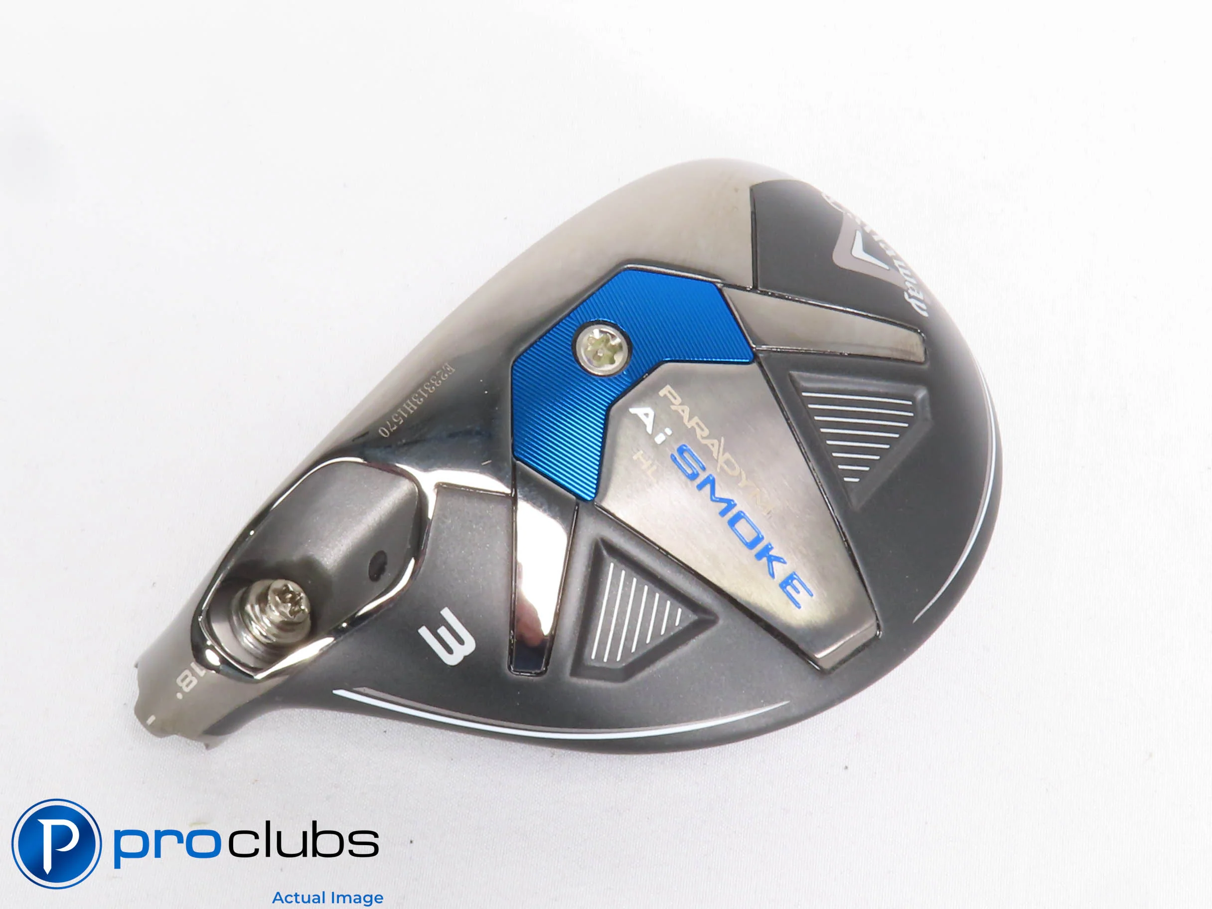 Left Handed Callaway PARADYM Ai Smoke HL 18* 3 Hybrid - Head Only - L/H - 429136