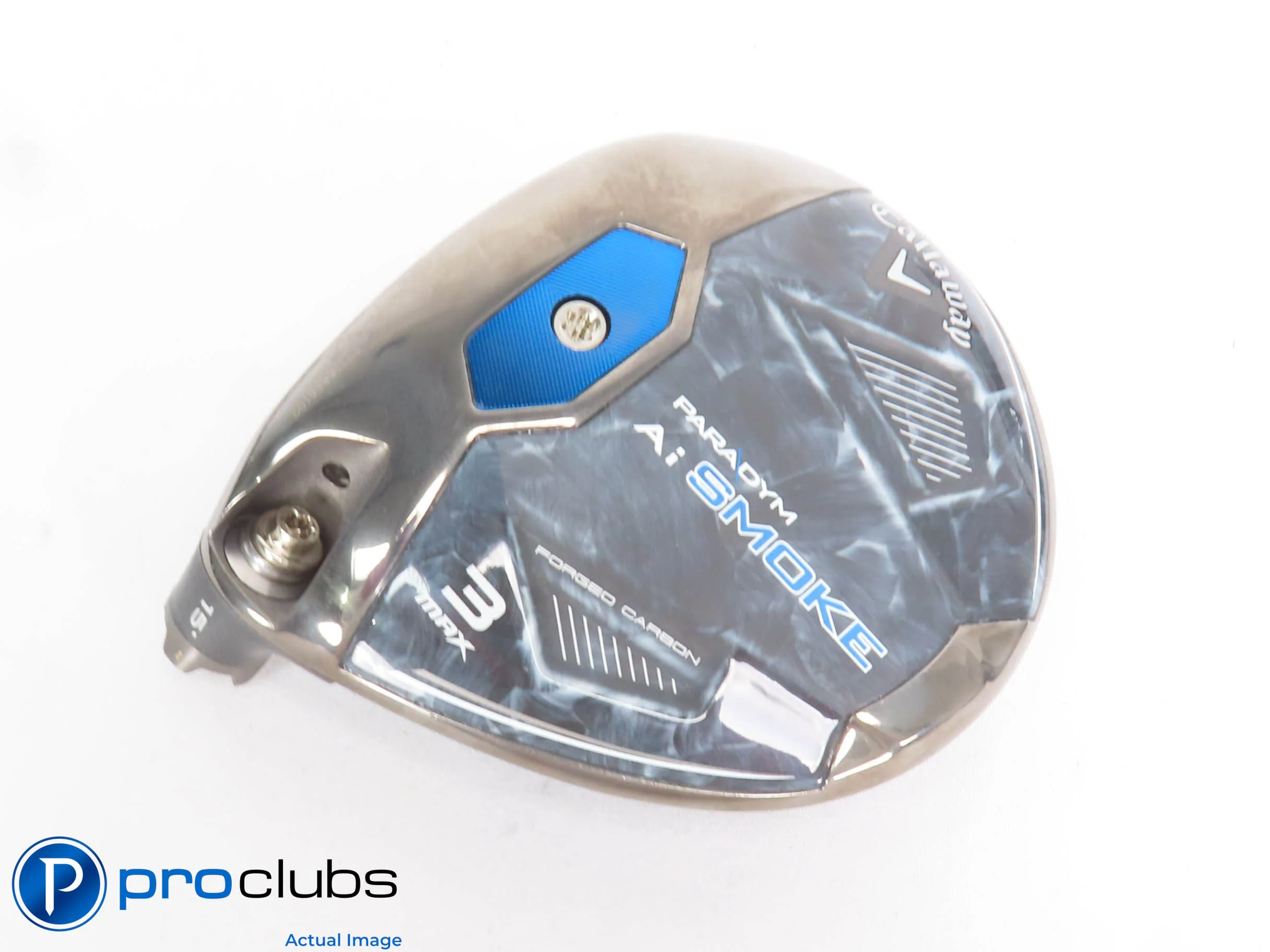 Left Handed Callaway PARADYM Ai Smoke MAX 15* 3 Wood - Head Only - L/H - 429477