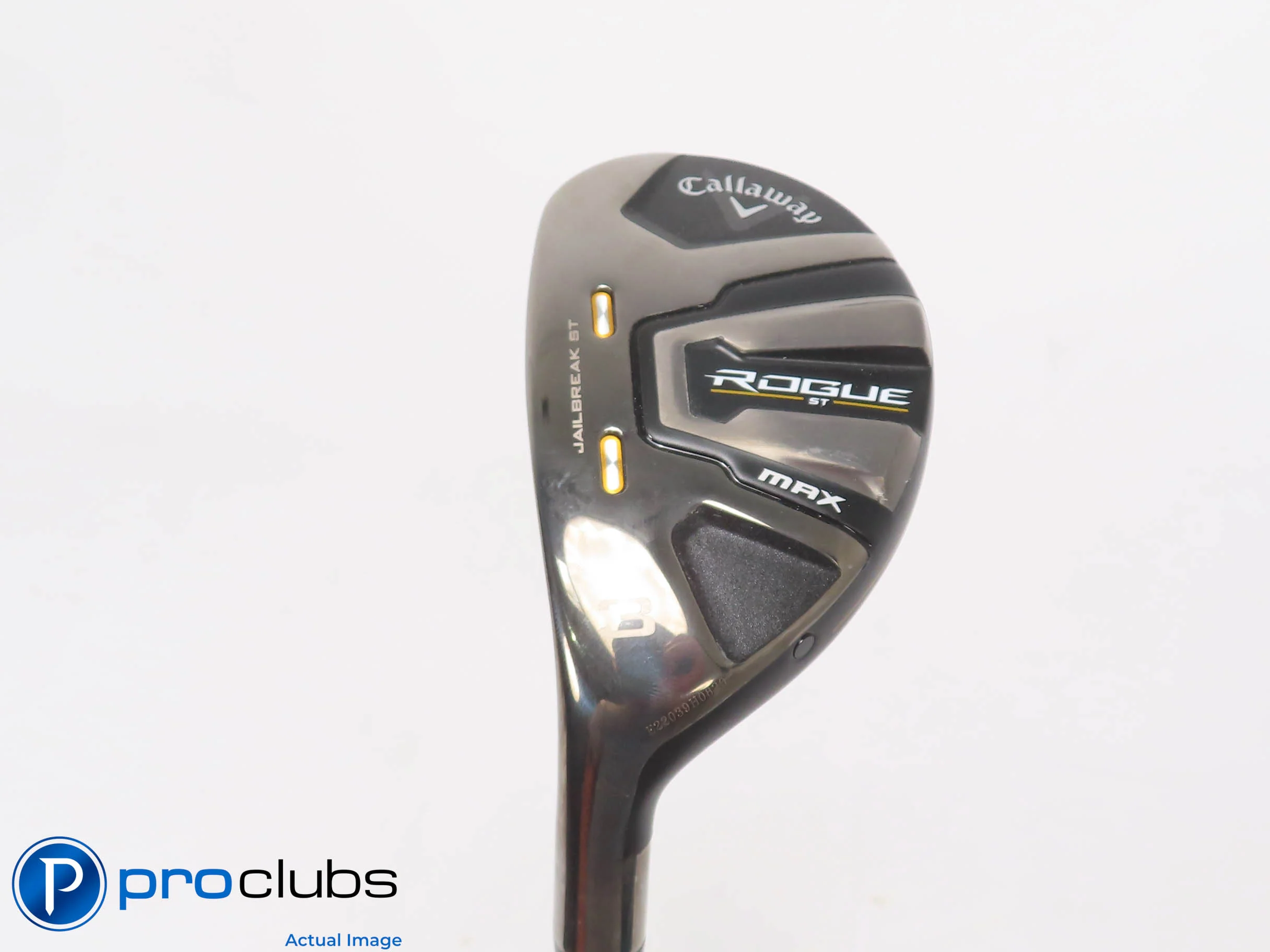 Left Handed Callaway ROGUE ST MAX 18* 3 HYBRID Fuji Pro 2.0 8S Stiff Flex 471974