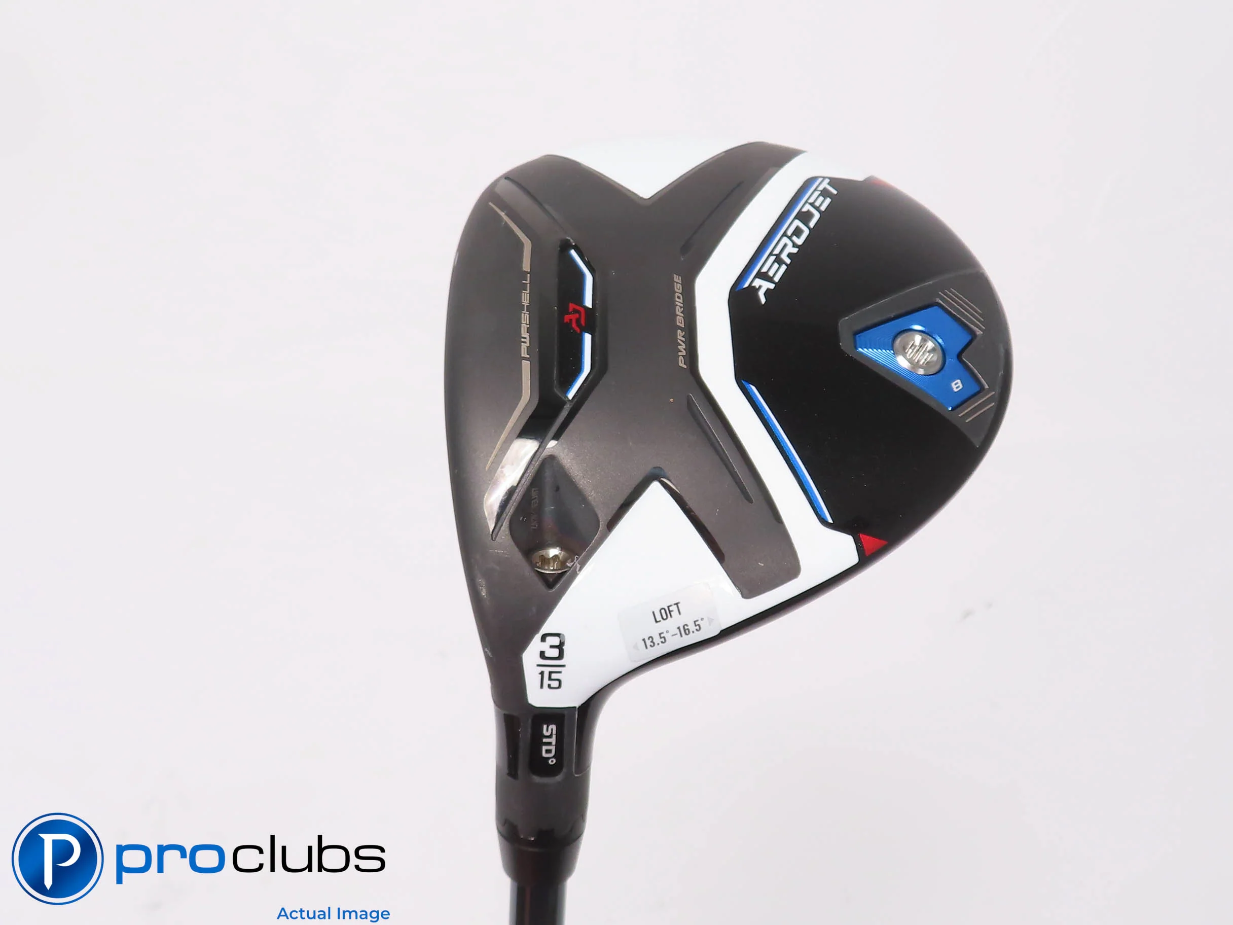 Left Handed Cobra AEROJET 15* 3 WOOD - LINQ Blue M40X 7F4 Stiff Flex 452545