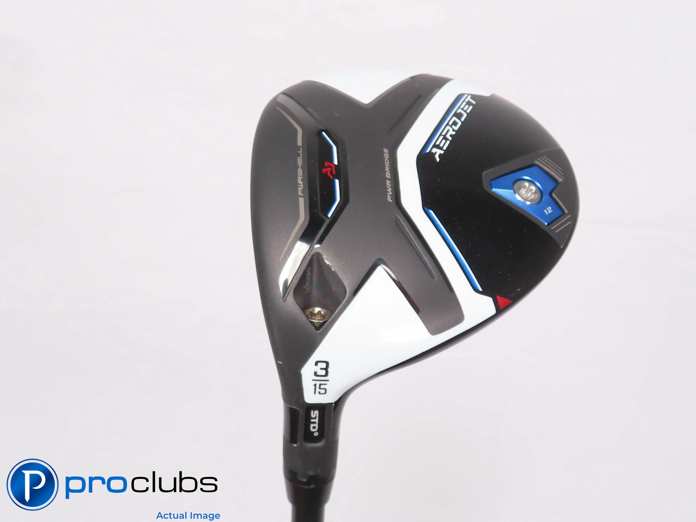Left Handed Cobra AEROJET 15* 3 WOOD - UST Helium Black 5F4 Stiff Flex 453034