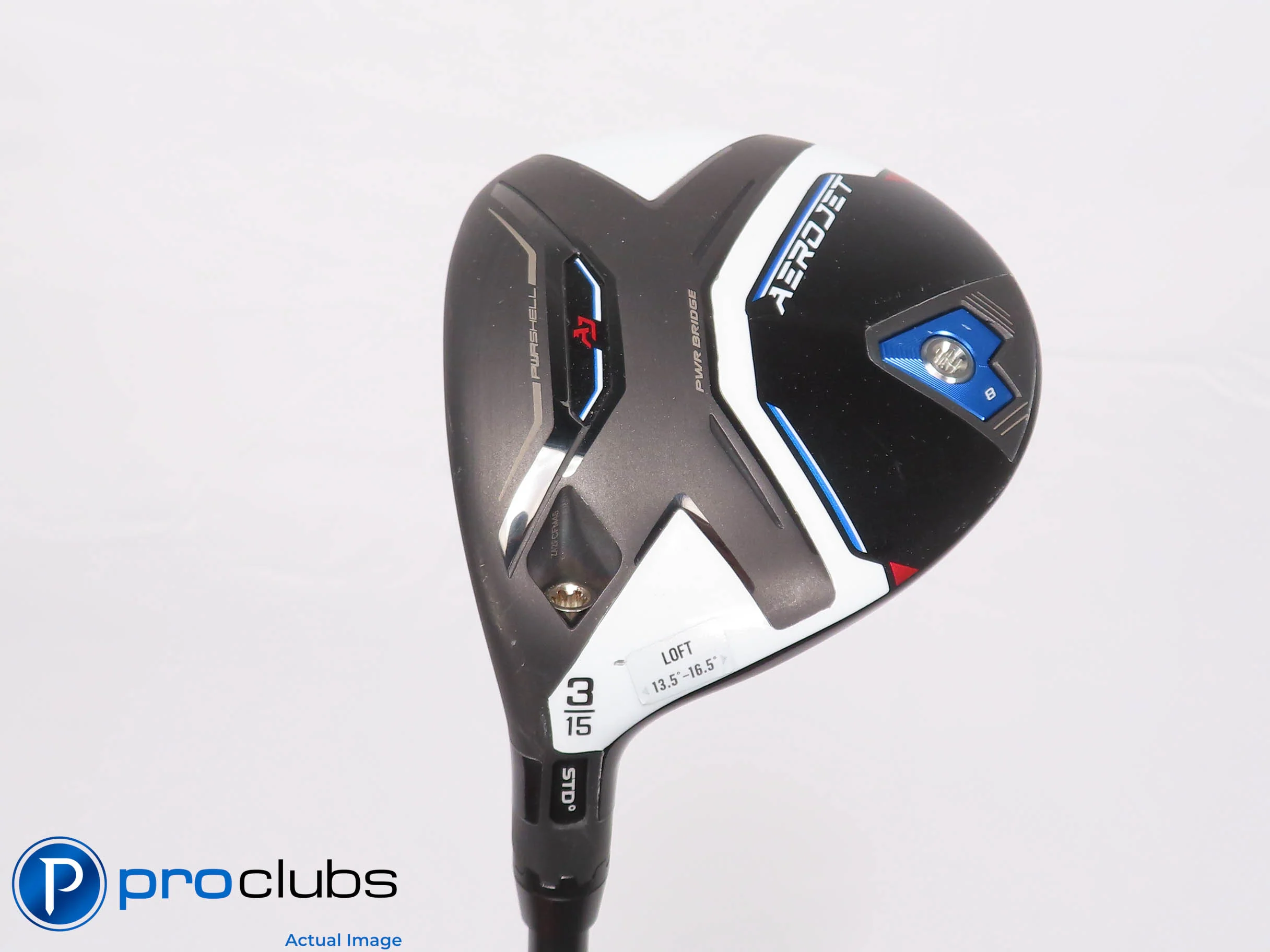 Left Handed Cobra AEROJET 15* 3 WOOD - UST Helium Black 5F4 Stiff Flex 453036
