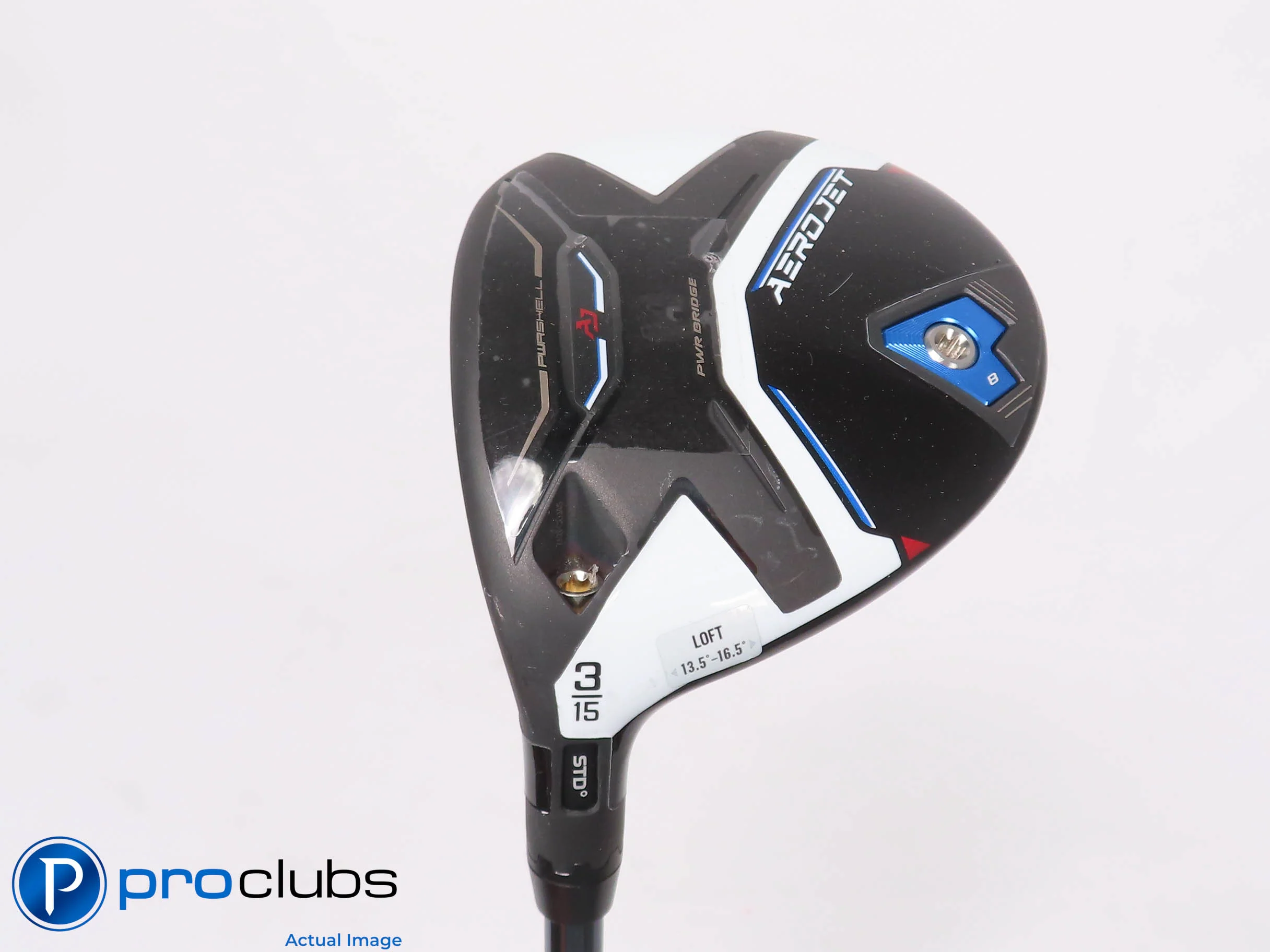 Left Handed Cobra AEROJET 15* 3 WOOD - UST LINQ Blue 7F4 Stiff Flex 453045