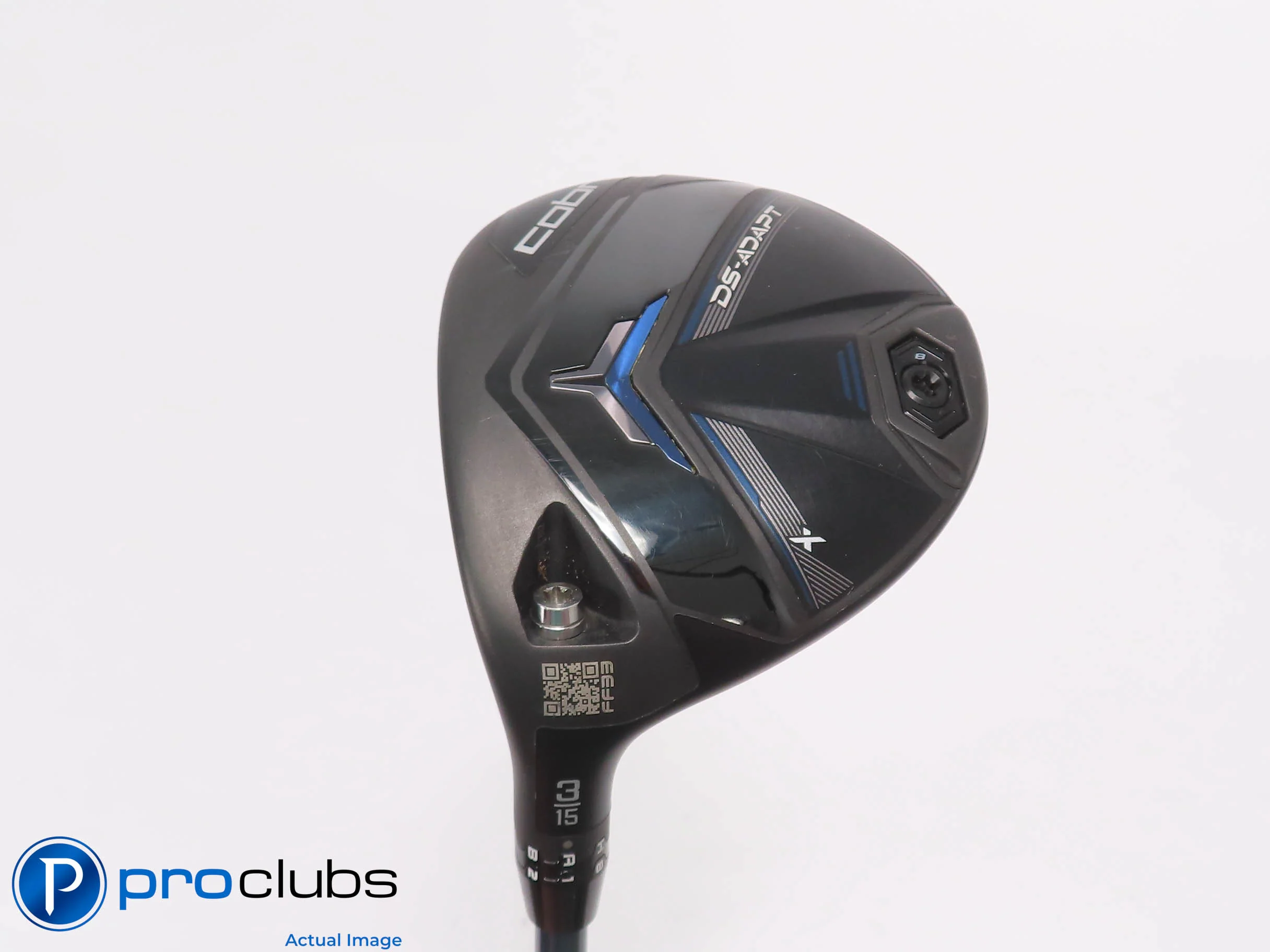 Left Handed Cobra DS-Adapt X 15* 3 Wood - Denali Blue 70g 6.5 X-Flex #476376