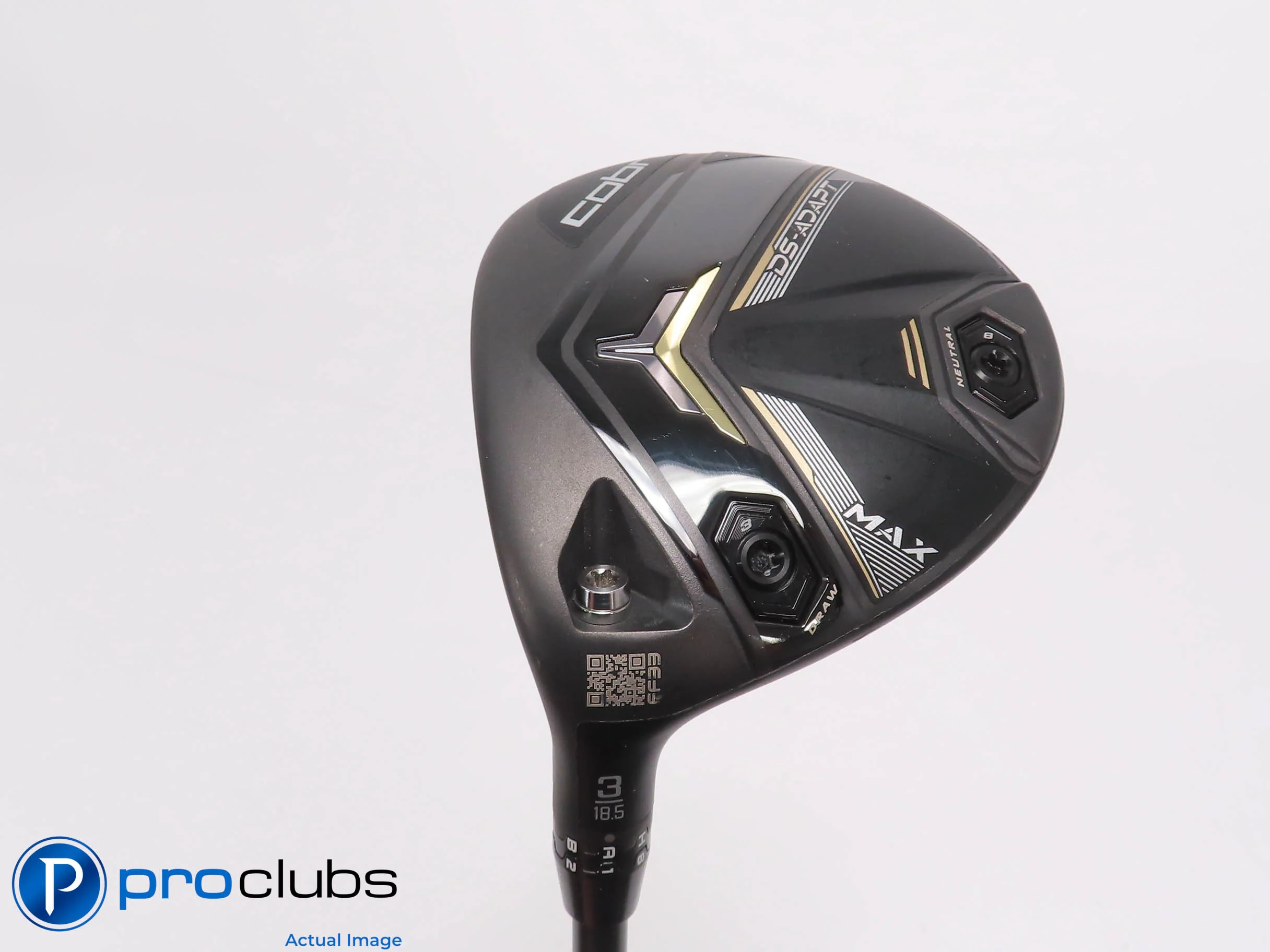 Left Handed Ladies Cobra DS-ADAPT MAX 18.5* 3 WOOD Helium 4F1 Ladies Flex 475969