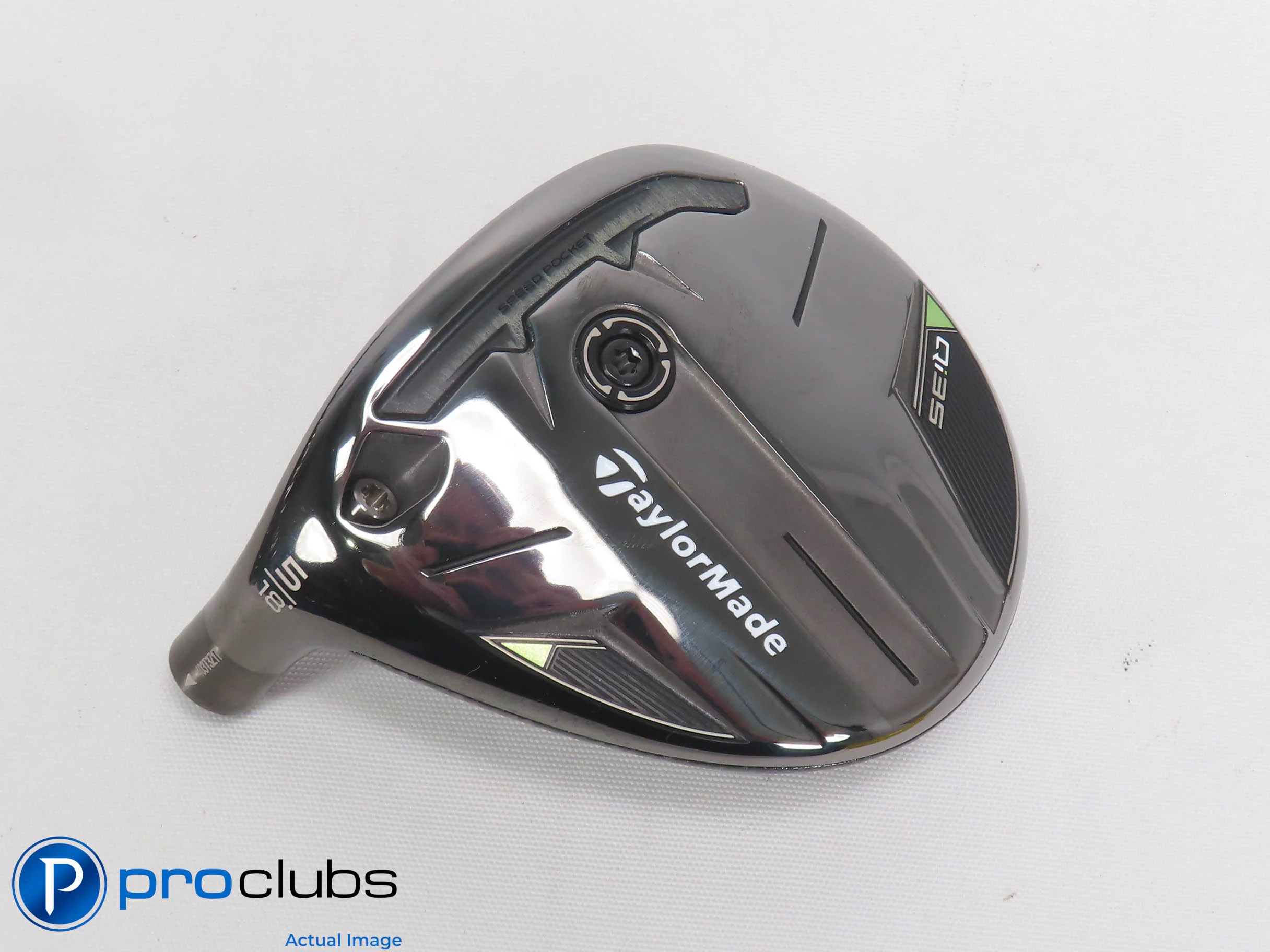 Excellent! Left Handed TaylorMade Qi35 18* 5 Wood - Head Only - 500856