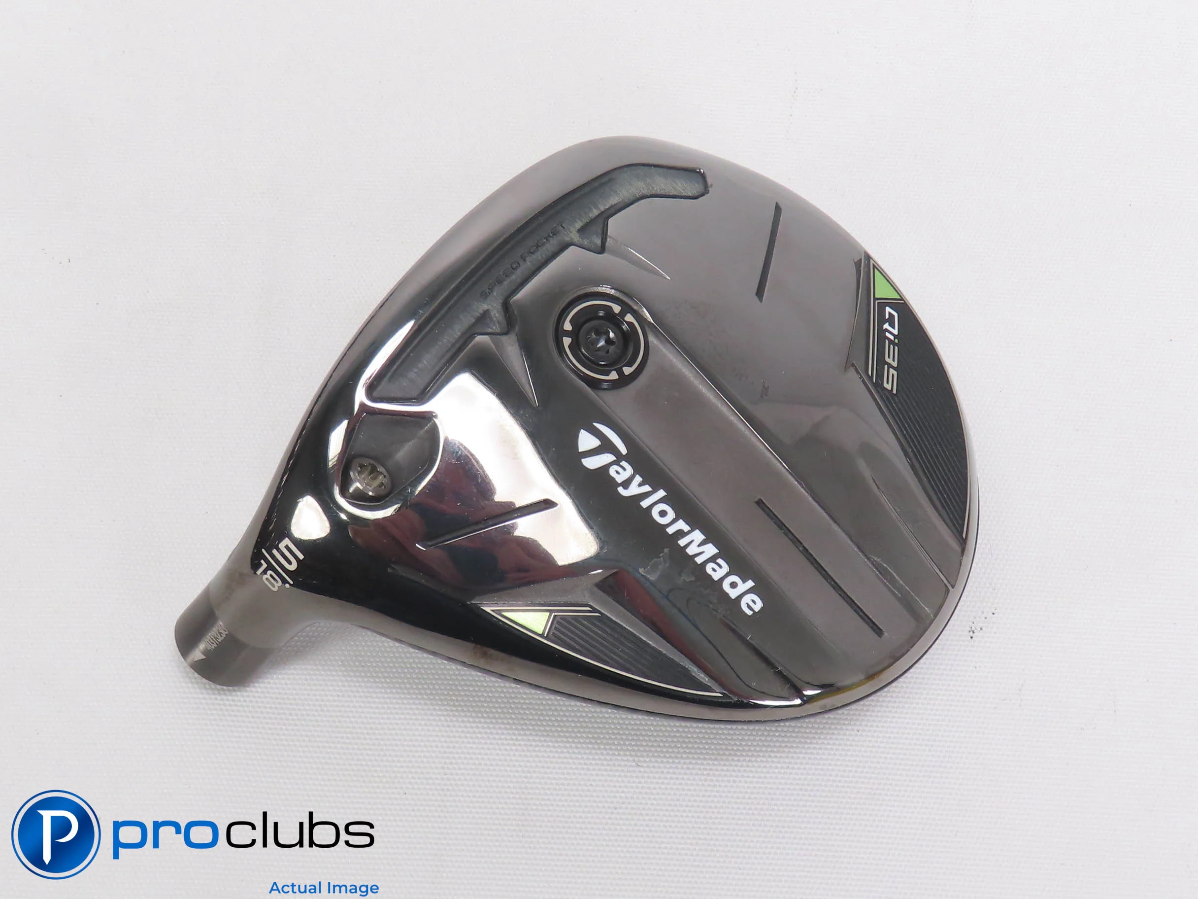Nice! Left Handed TaylorMade Qi35 18* 5 Wood - Head Only - 500859