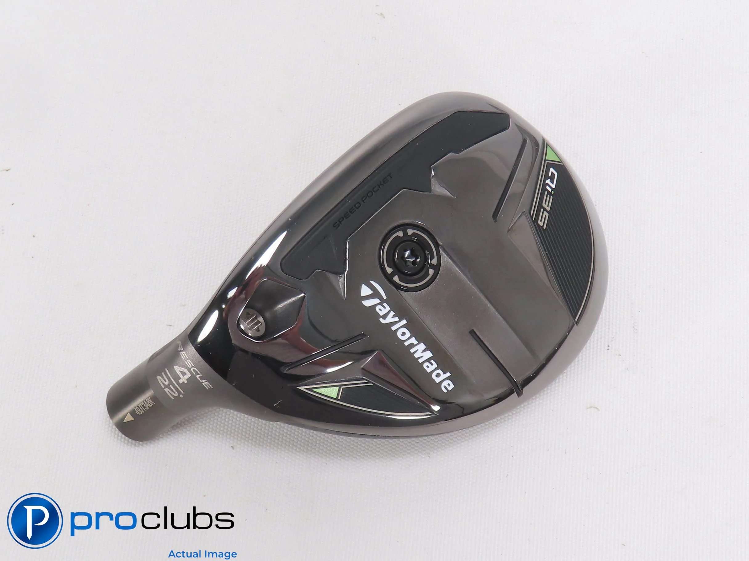 Excellent! Left Handed TaylorMade Qi35 22* 4 Hybrid - Head Only - 500724
