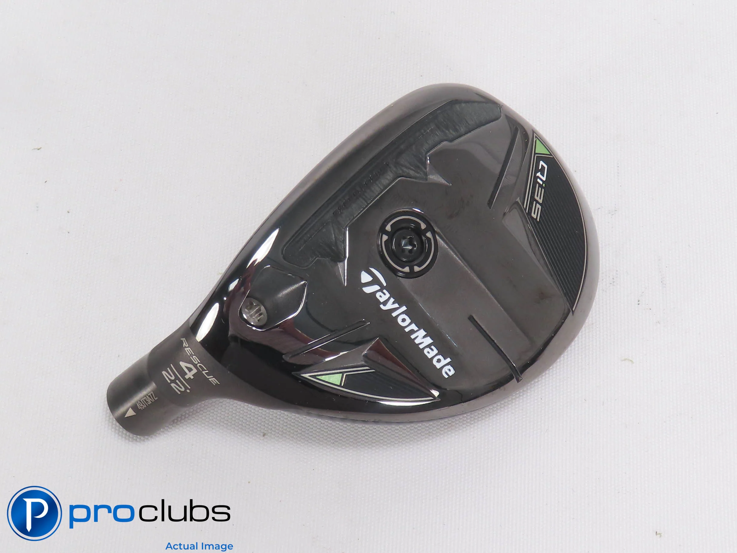 Nice! Left Handed TaylorMade Qi35 22* 4 Hybrid - Head Only - 500725