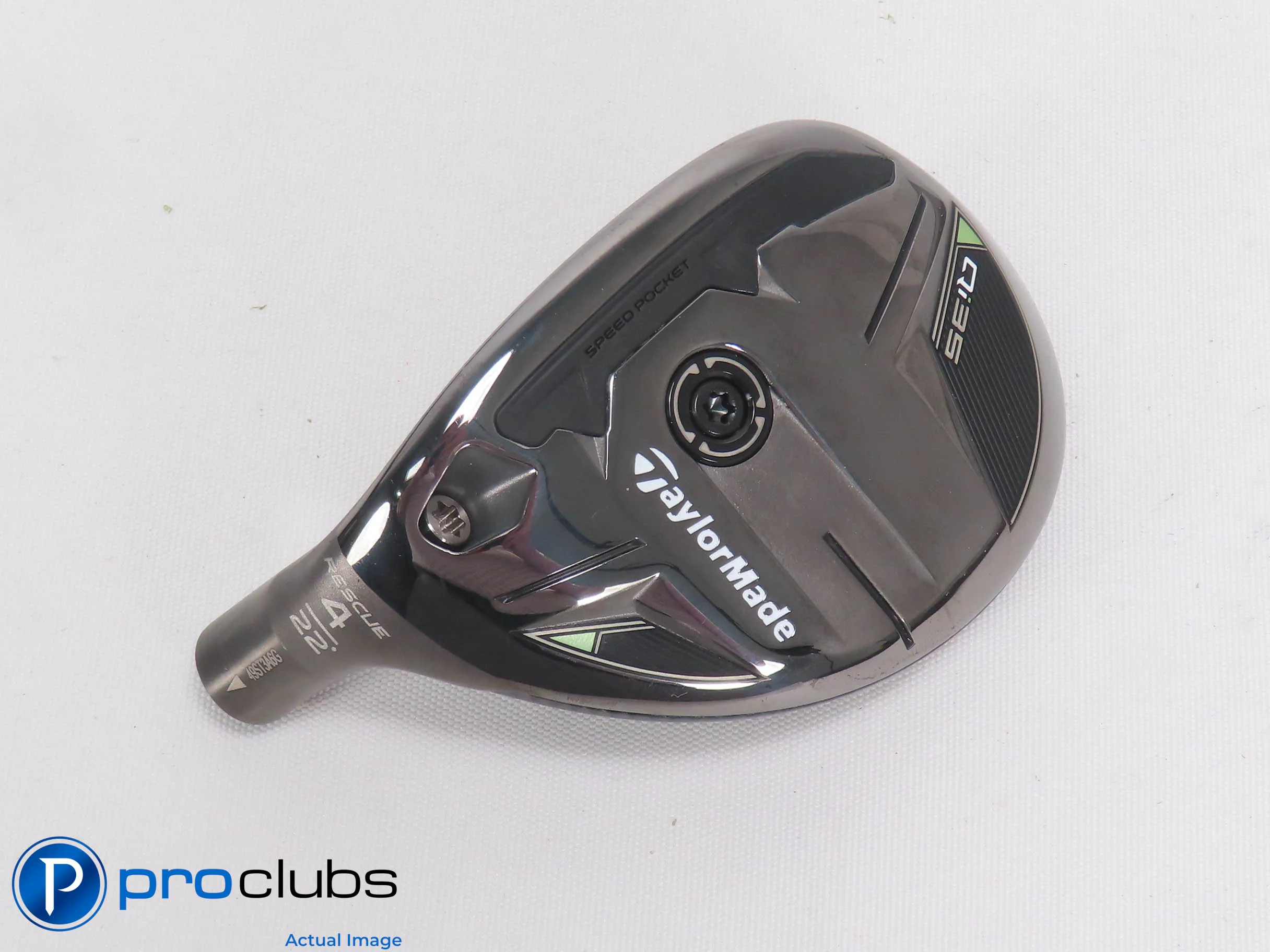 Excellent! Left Handed TaylorMade Qi35 22* 4 Hybrid - Head Only - 500718