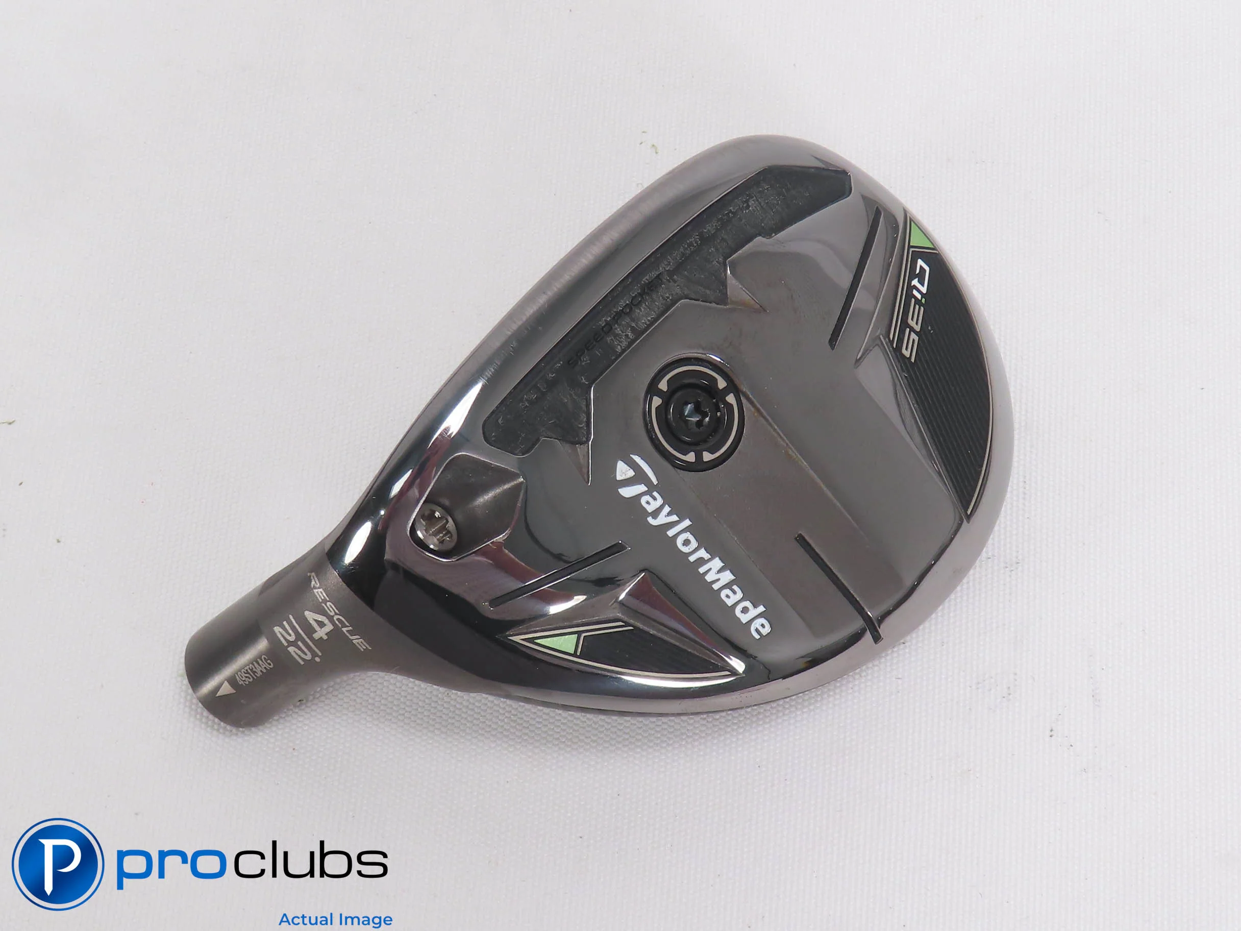 Nice! Left Handed TaylorMade Qi35 22* 4 Hybrid - Head Only - 500719